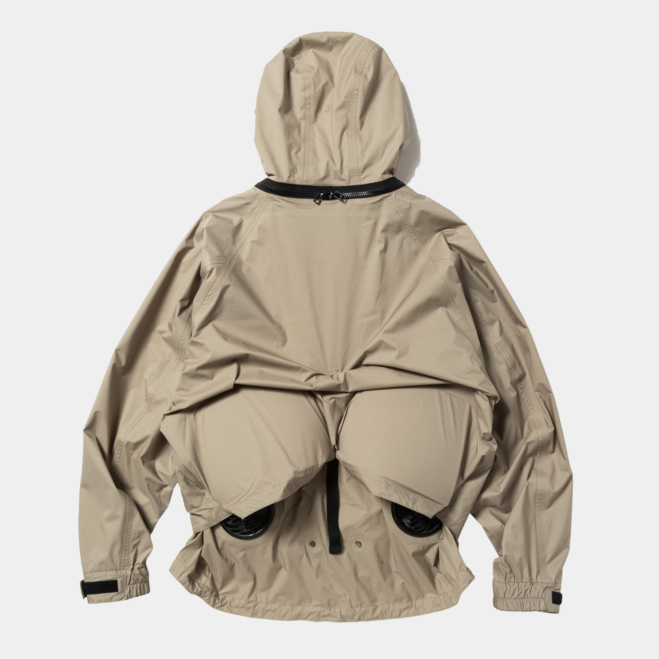 Air Circulation System Rain Jacket / Light/Sand Beige
