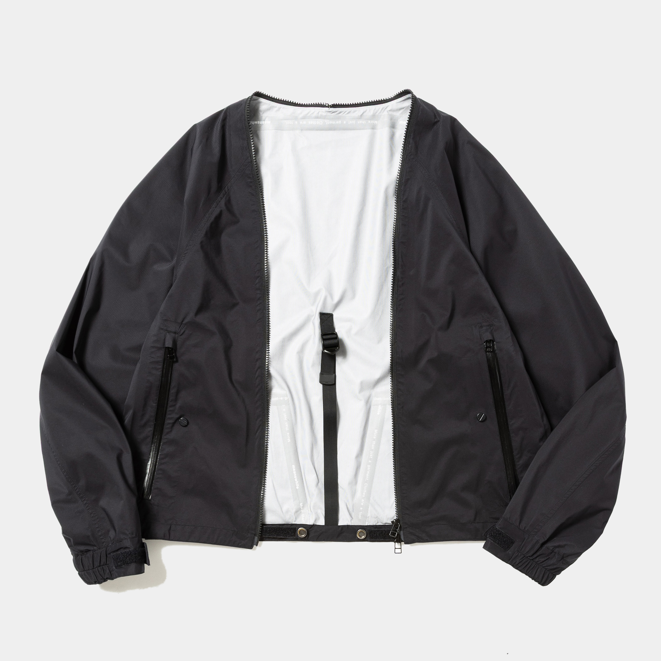 Air Circulation System Rain Jacket / Light/Off Black