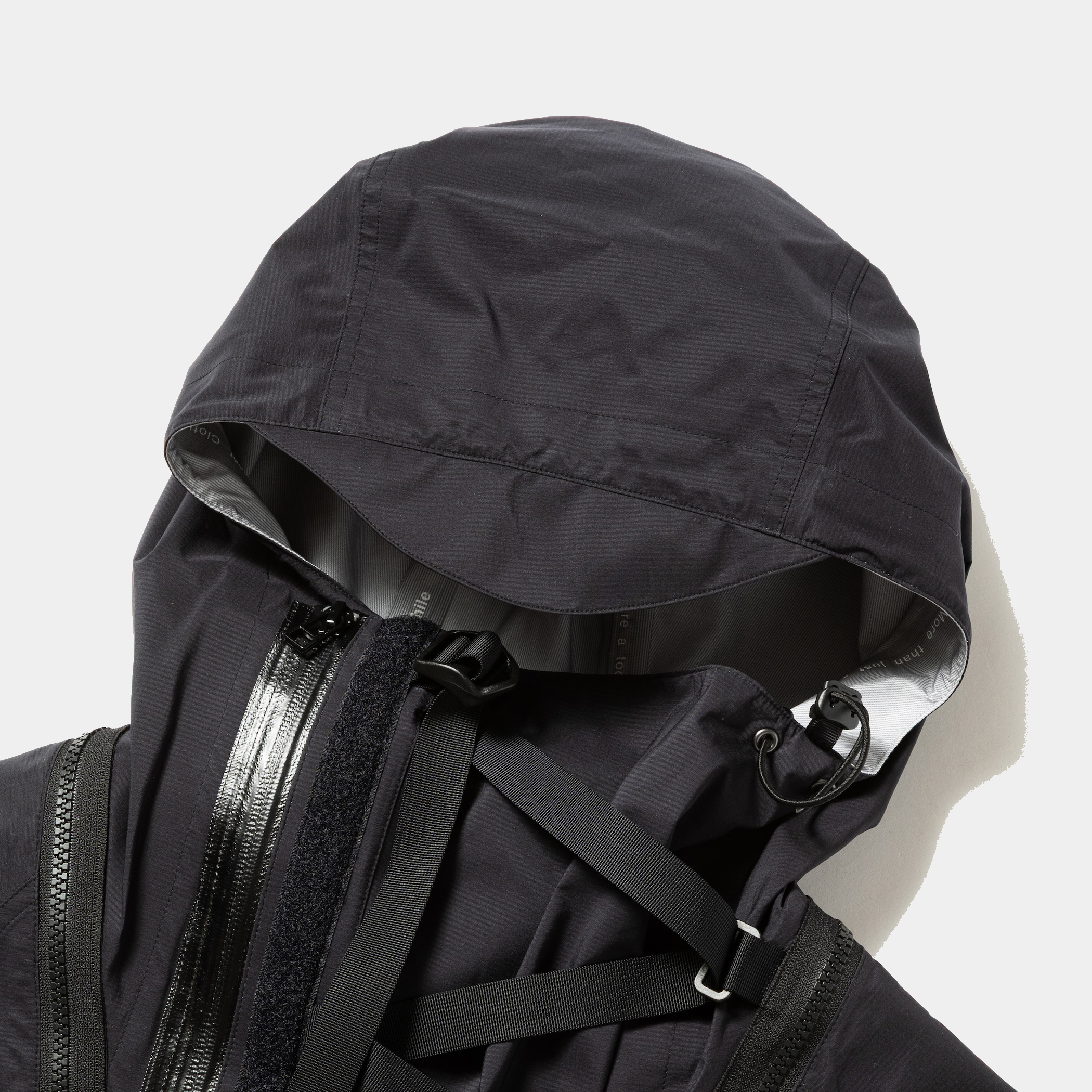 Air Circulation System Rain Jacket / Light/Off Black