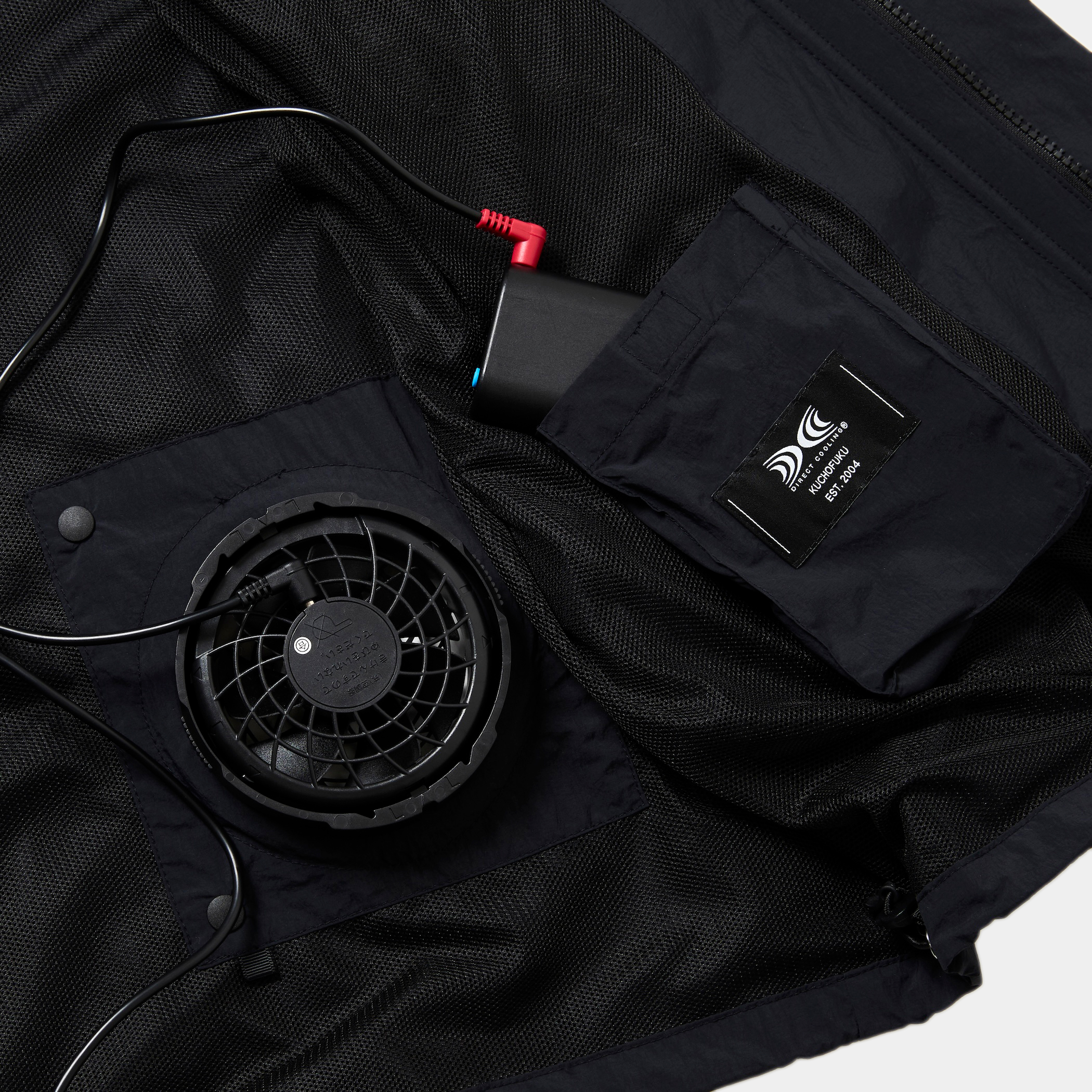 Air Circulation System Monster Vest/Off Black