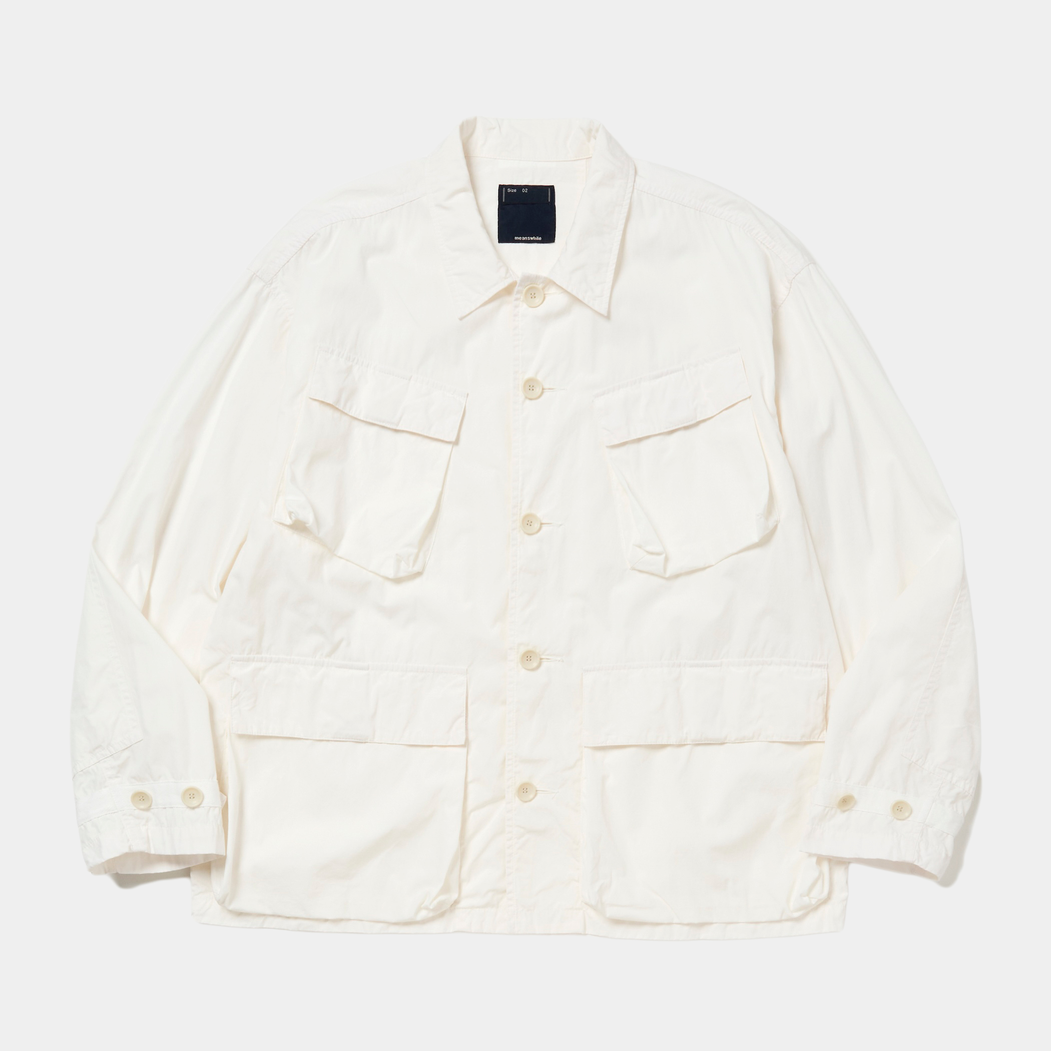 Frosted Trinity Chambray Fatigue Blouson/Fade White