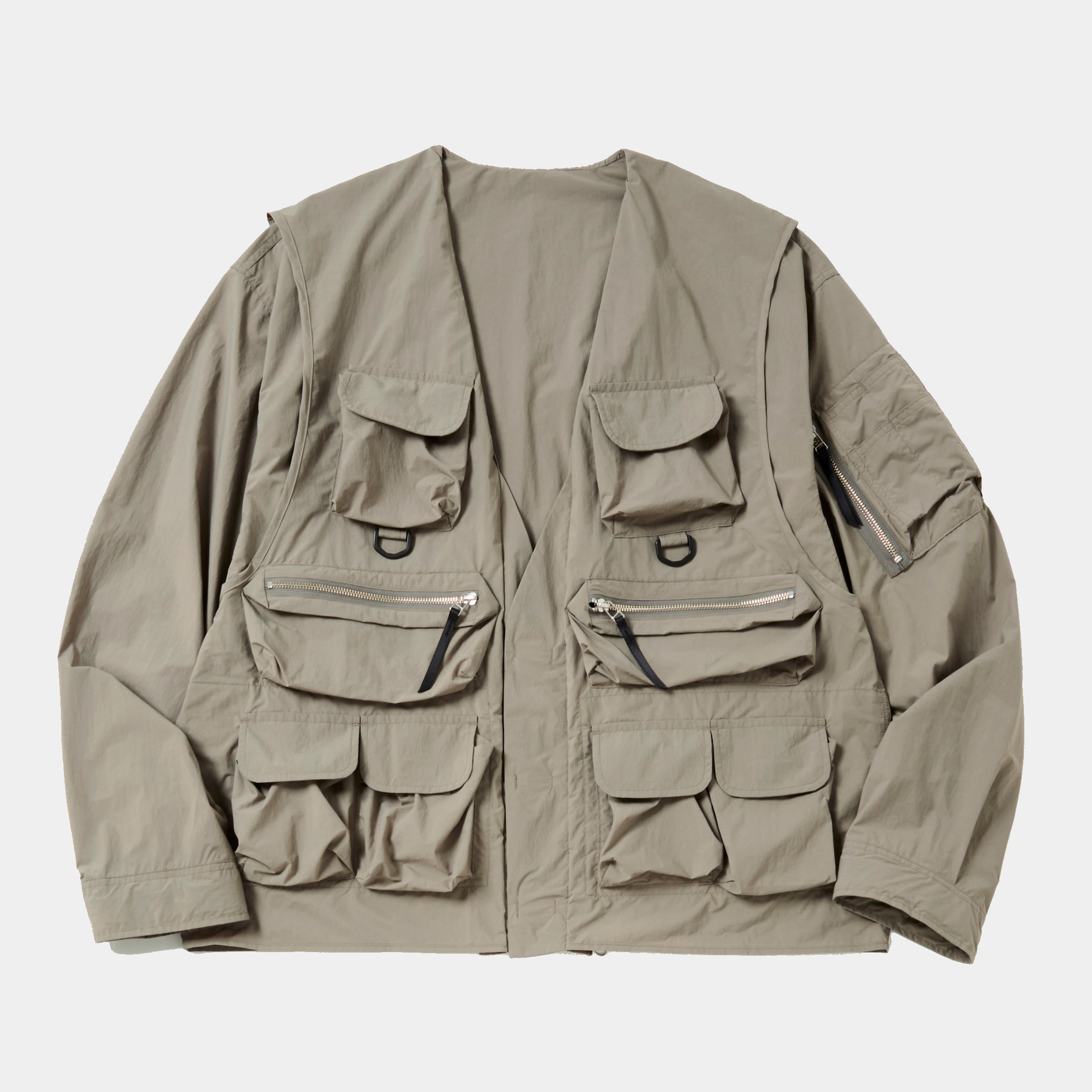 Weathering Nylon Reversible 4Way JKT/Khaki