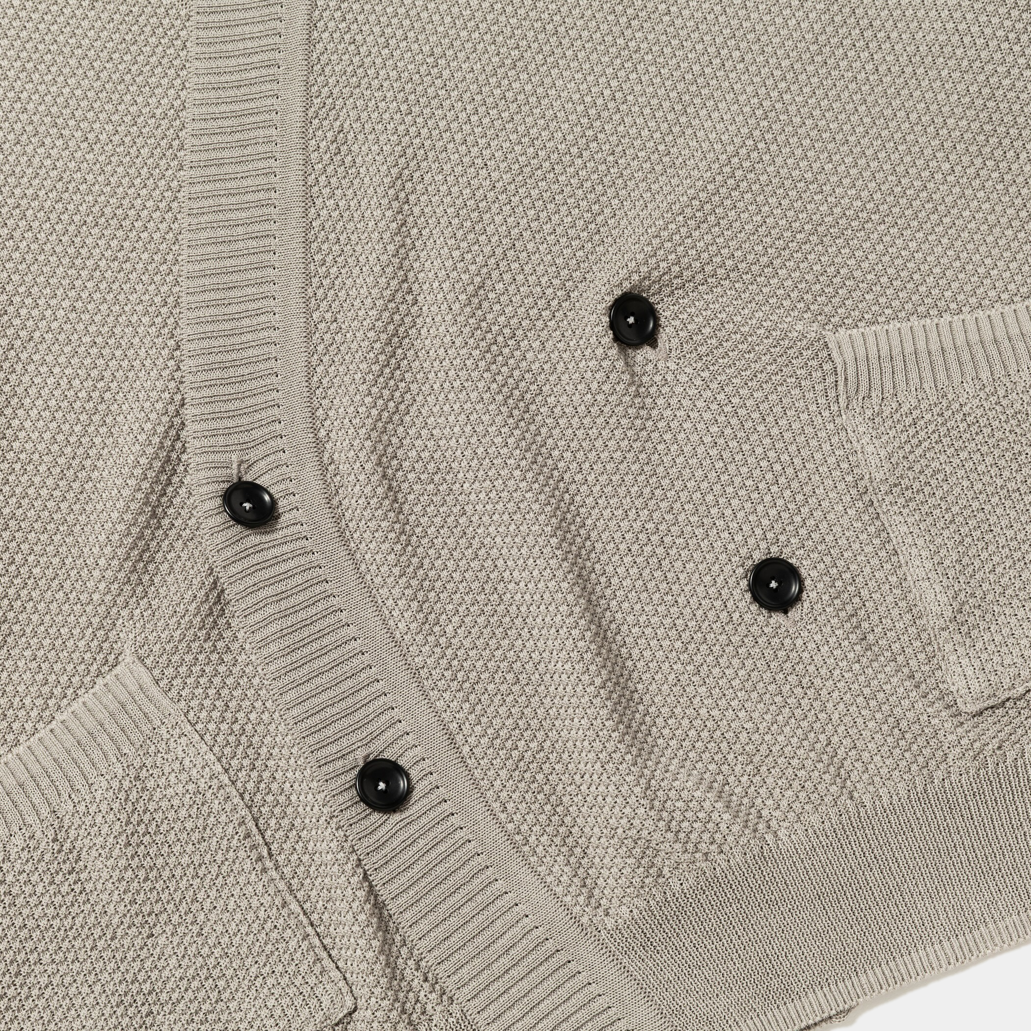 Dappled sunlight Double Knit Cardigan/Grey