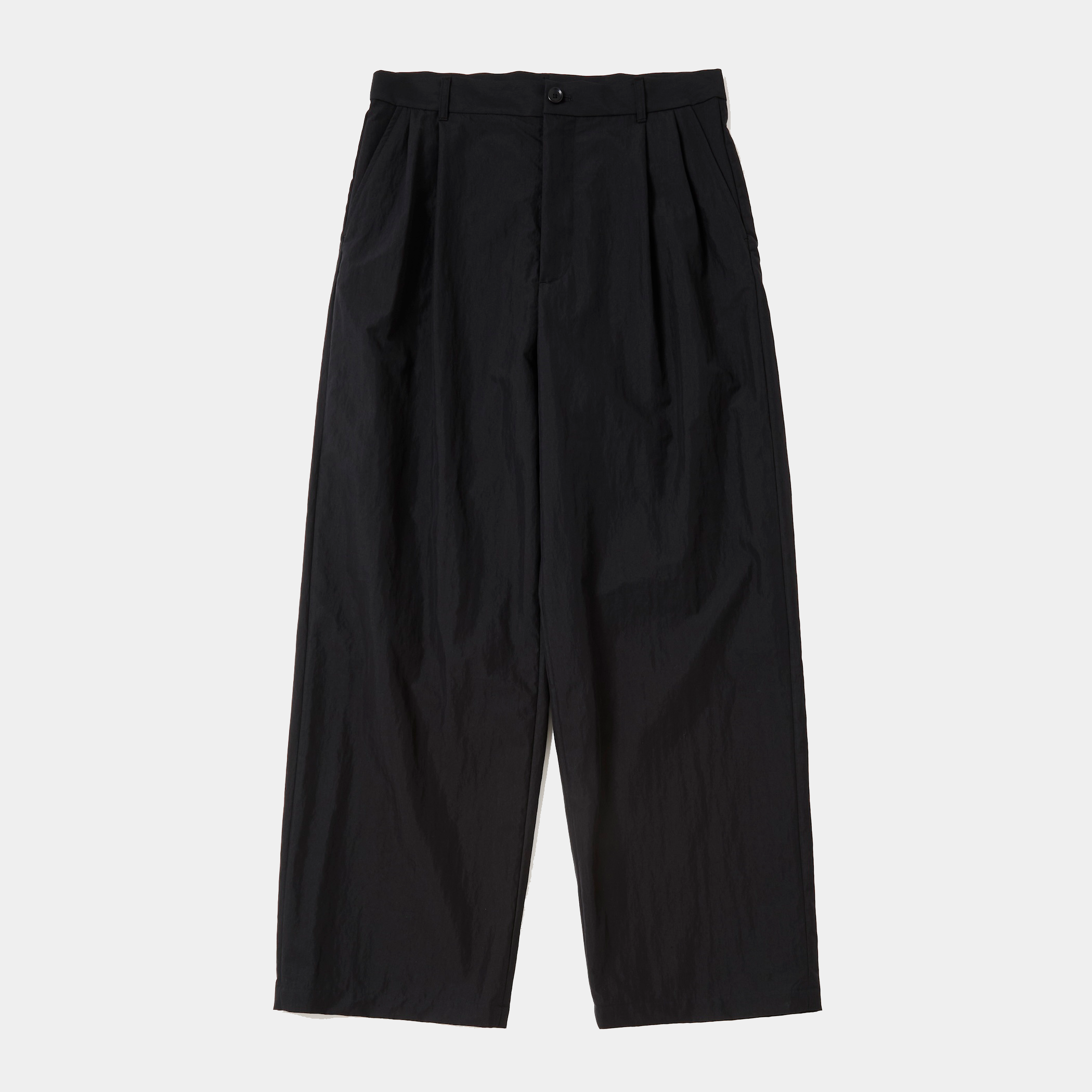 Ambient C/N High-waist Slacks/Off Black