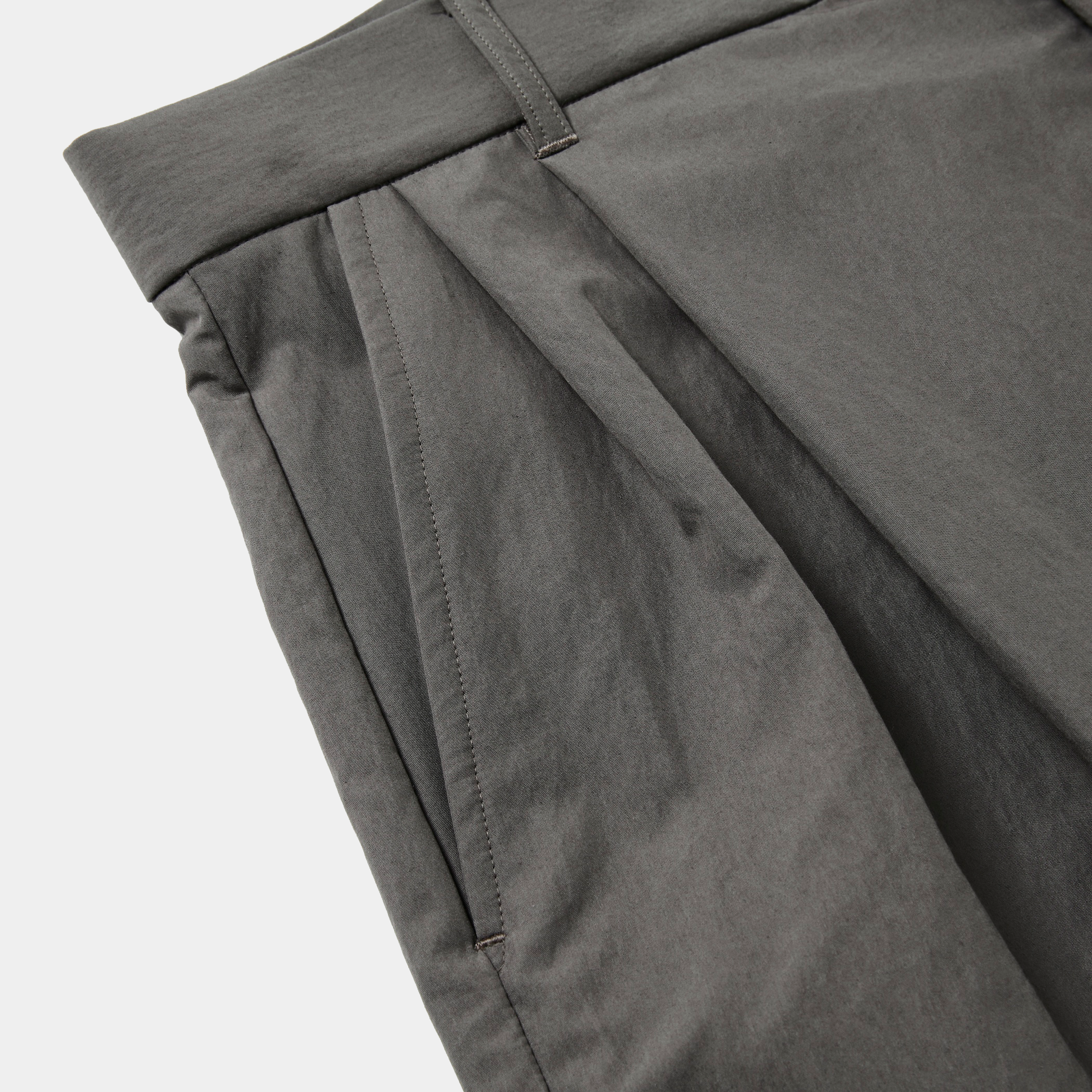 Ambient C/N High-waist Slacks/Charcoal