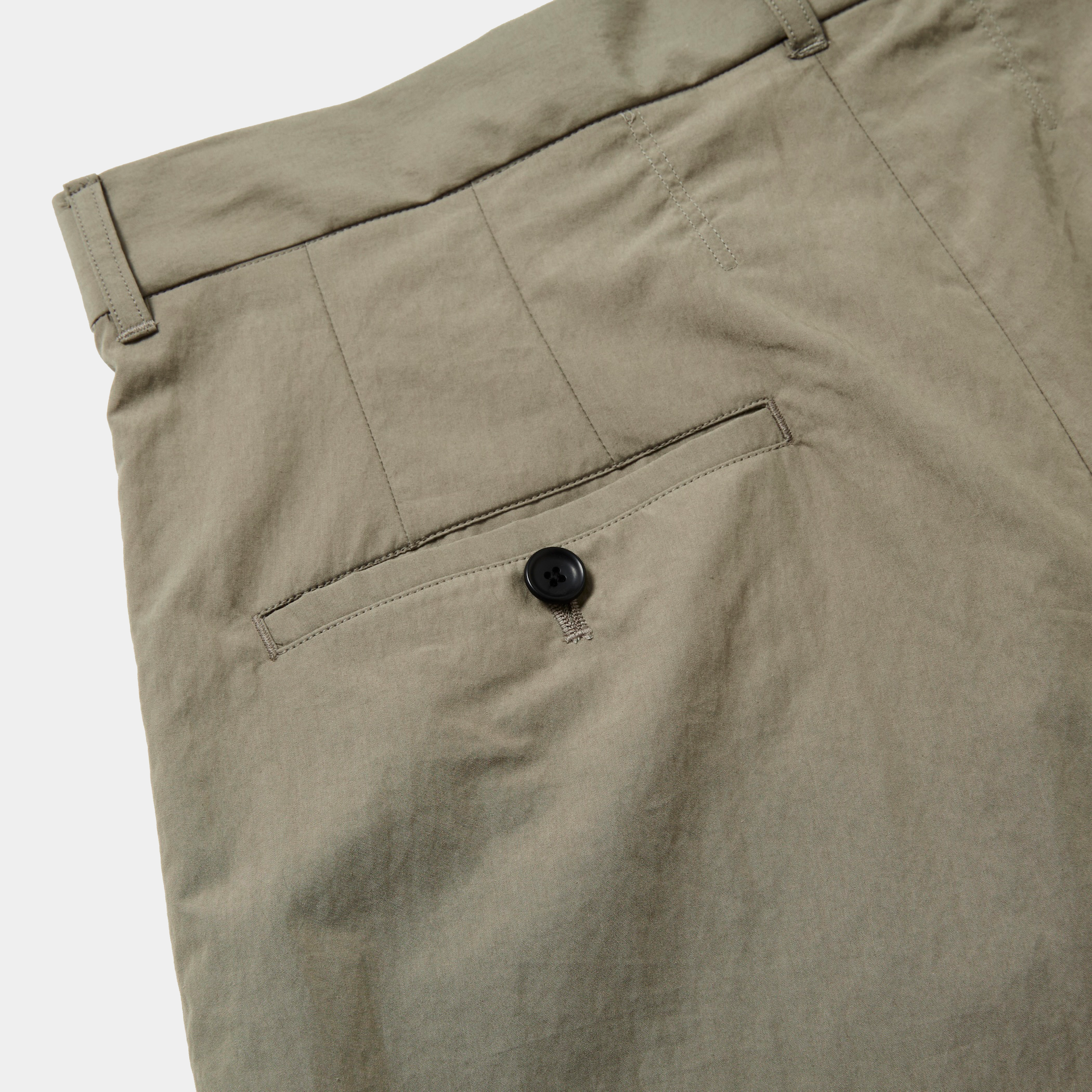 Ambient C/N High-waist Slacks/Khaki