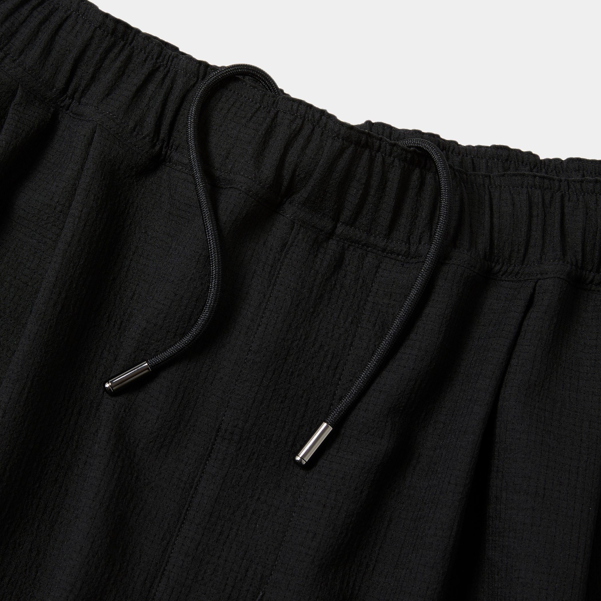 Breathable Linen Easy Pants/Off Black