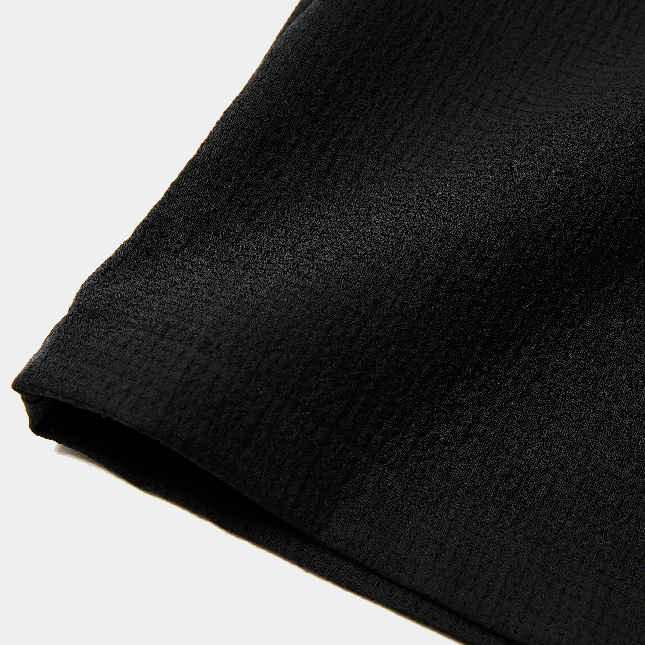 Breathable Linen Easy Pants/Off Black