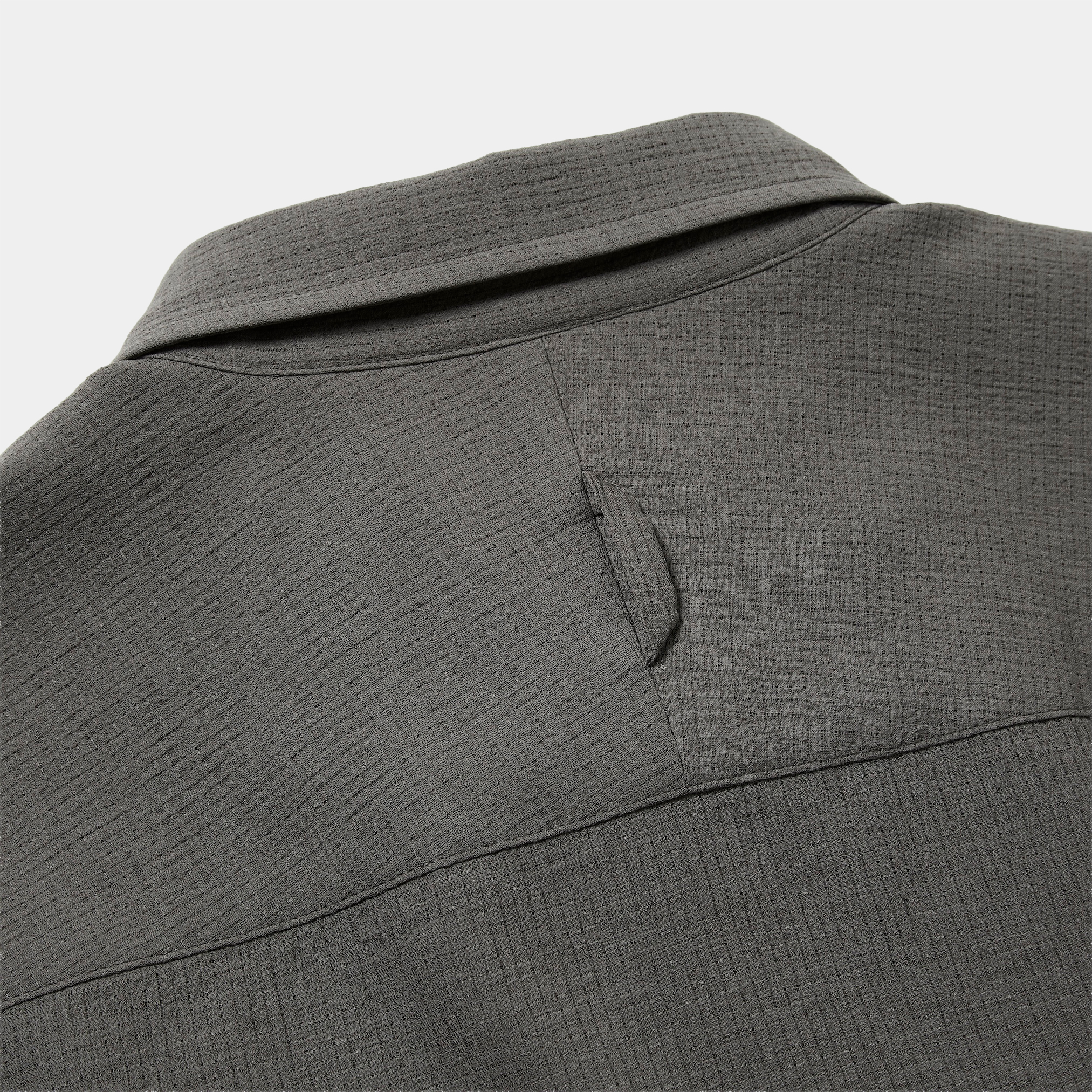 Breathable Linen Luggage L/S SH/Grey