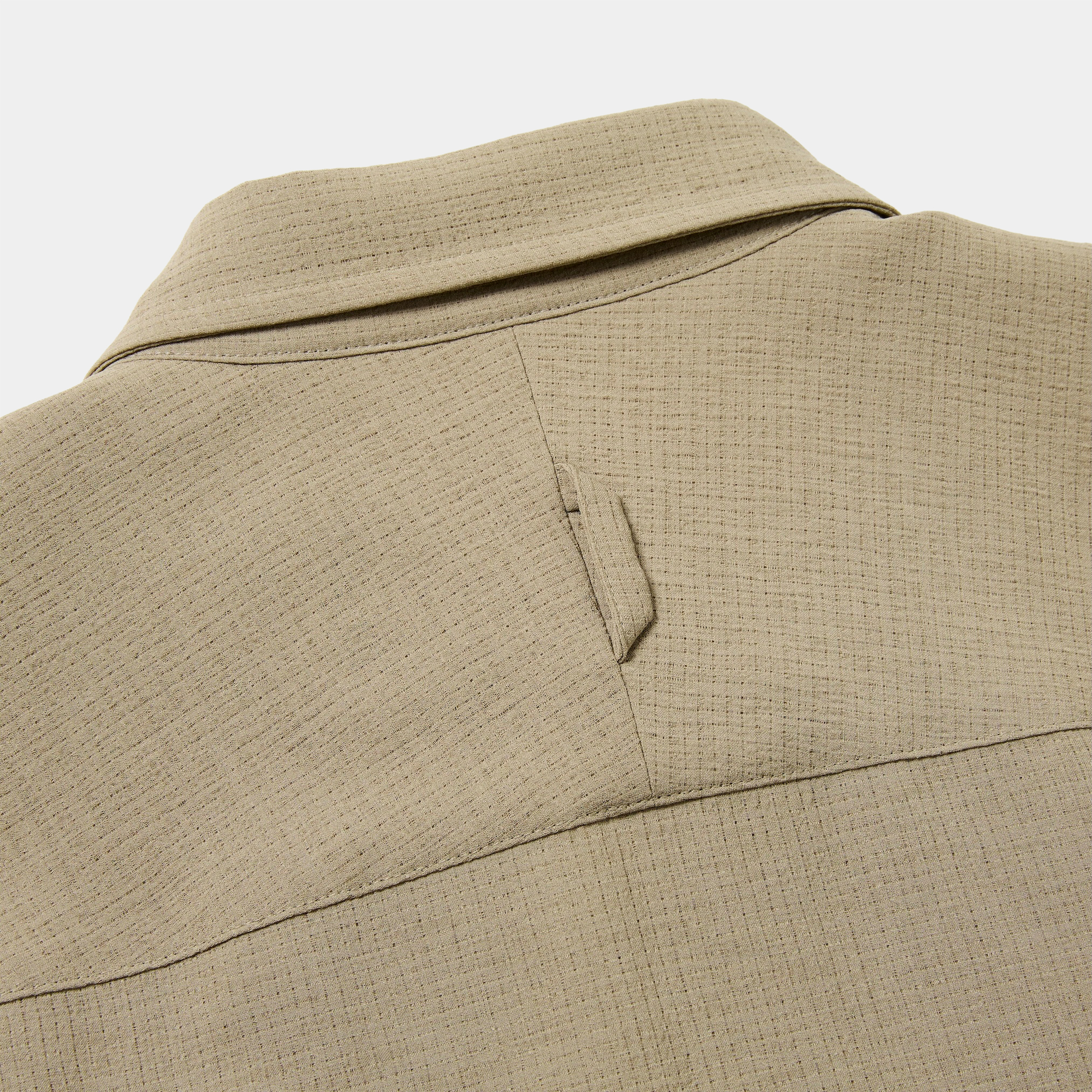 Breathable Linen Luggage L/S SH/Beige