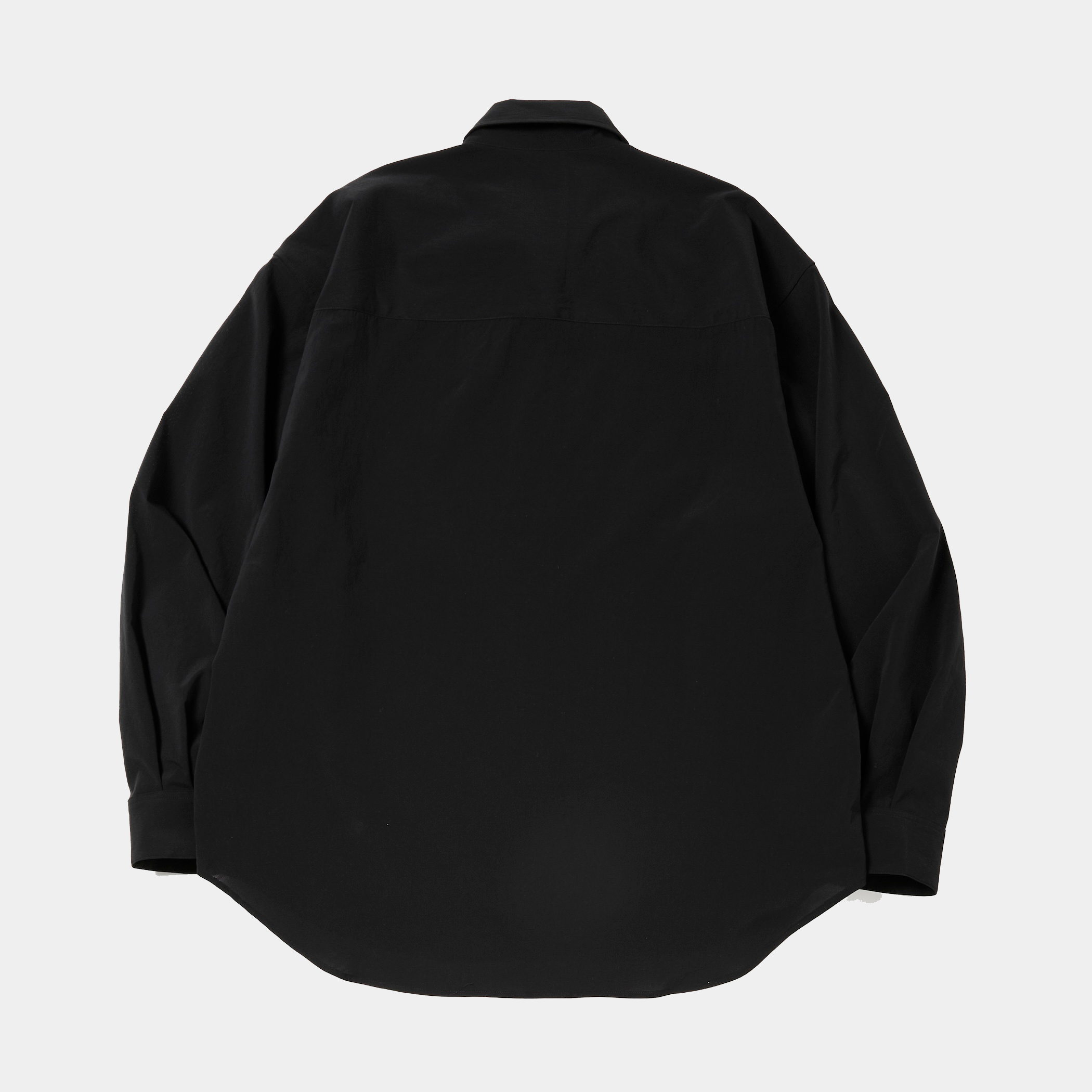 Breathable Side Slit L/S SH/Off Black