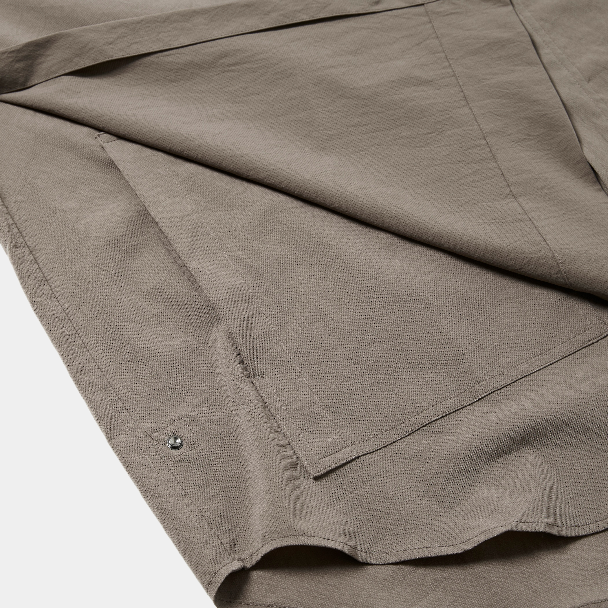 Breathable Side Slit L/S SH/Greige