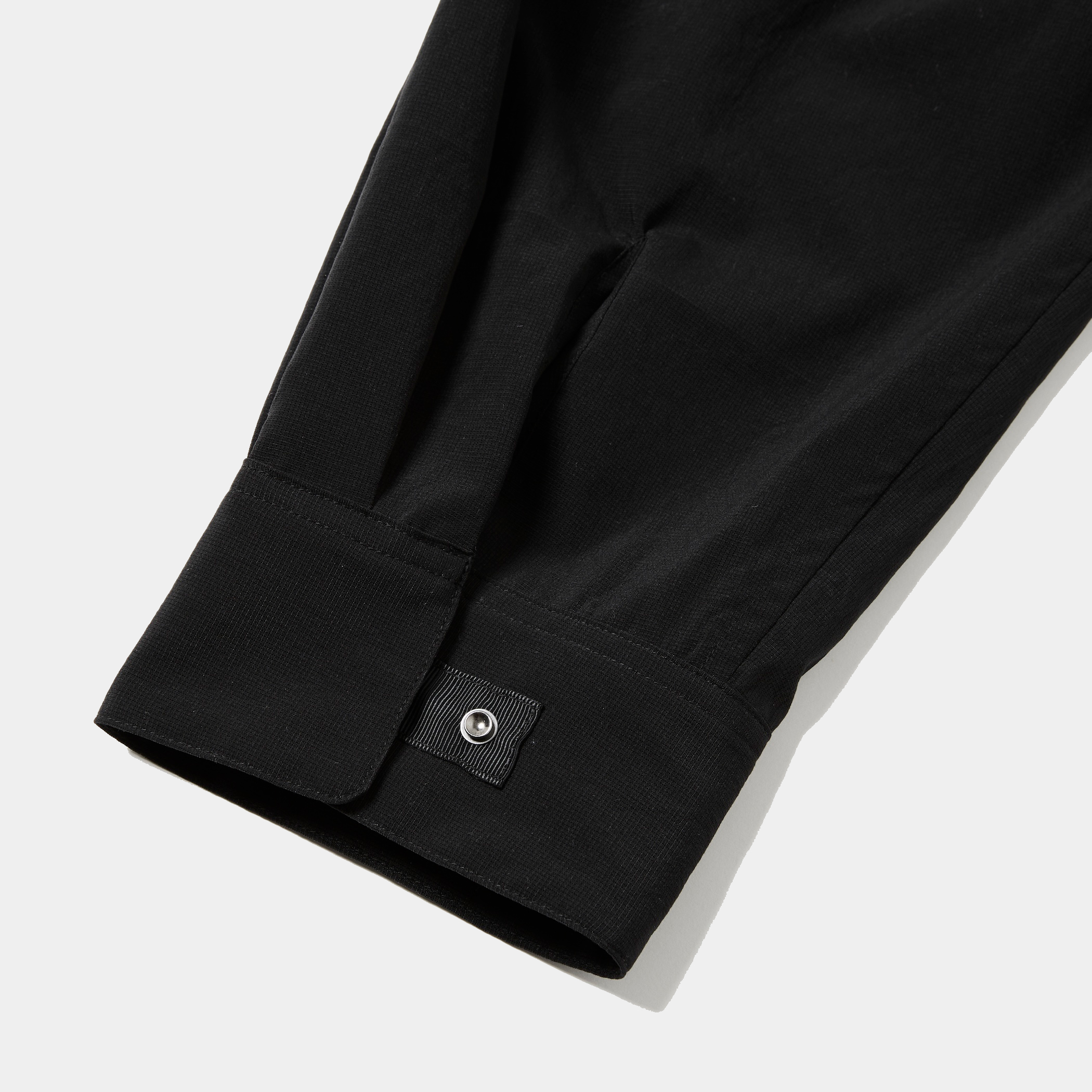 Breathable Side Slit L/S SH/Off Black