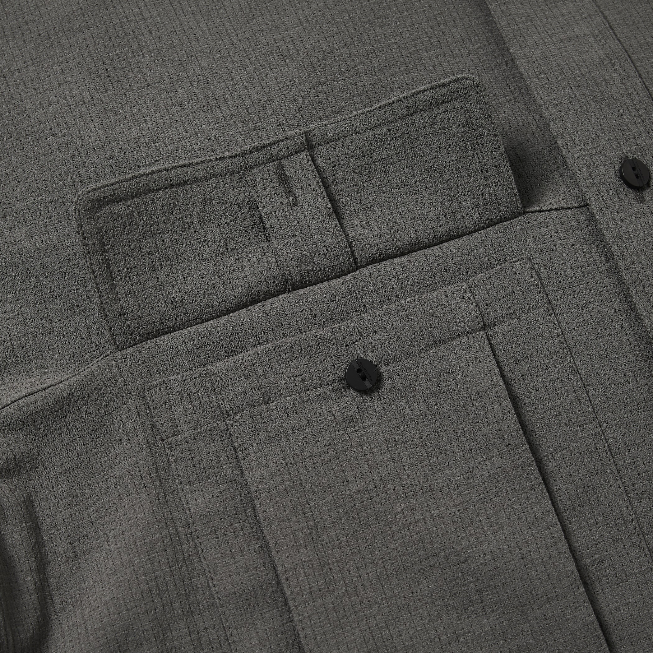 Breathable Linen Luggage S/S SH/Grey