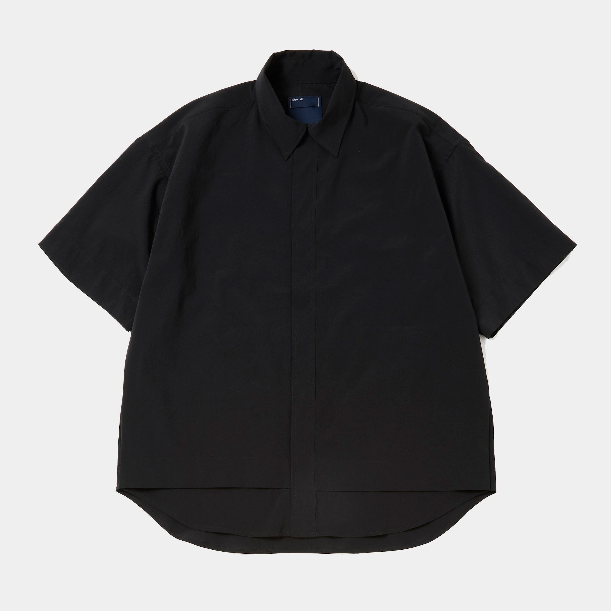 Breathable Side Slit S/S SH/Off Black