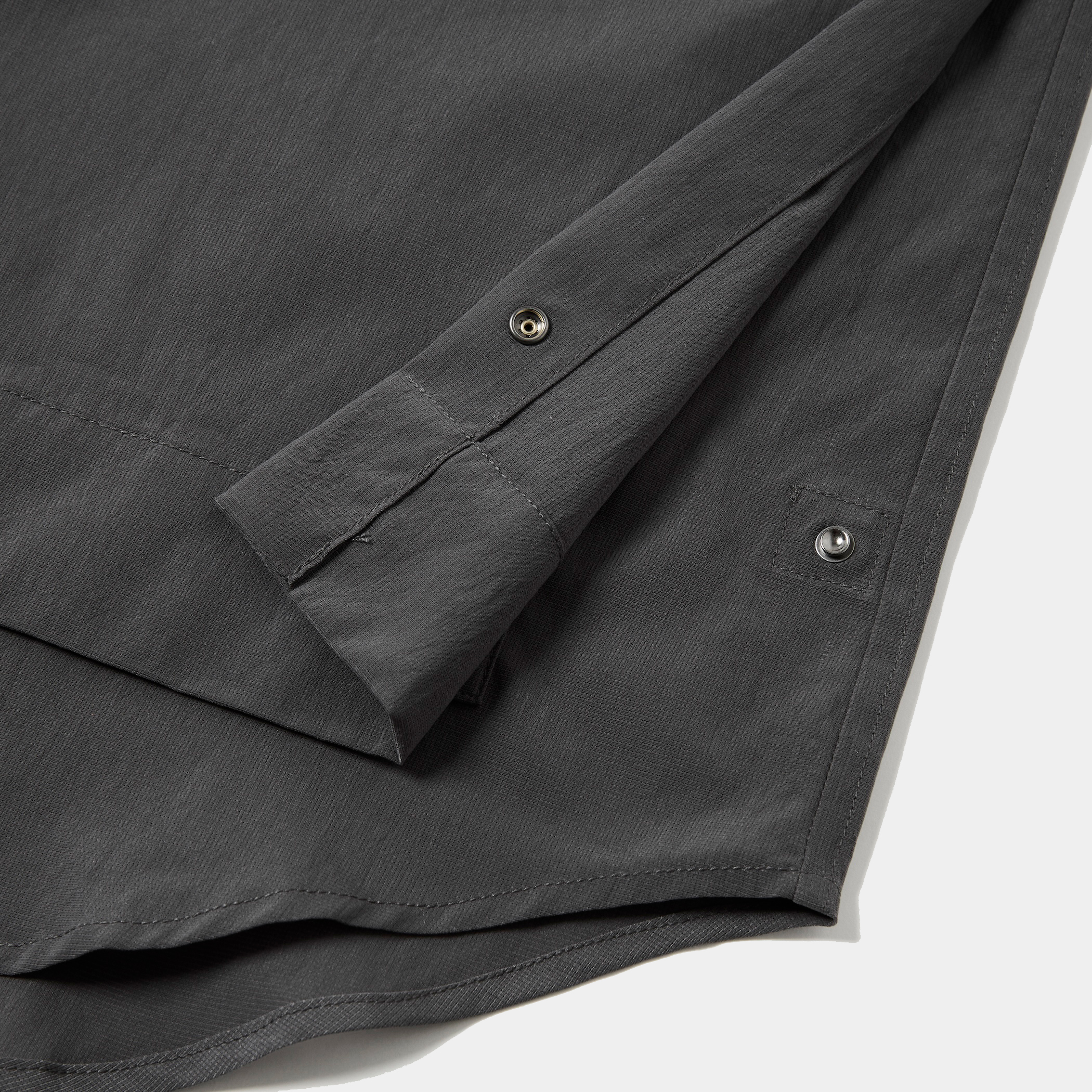 Breathable Side Slit S/S SH/Charcoal