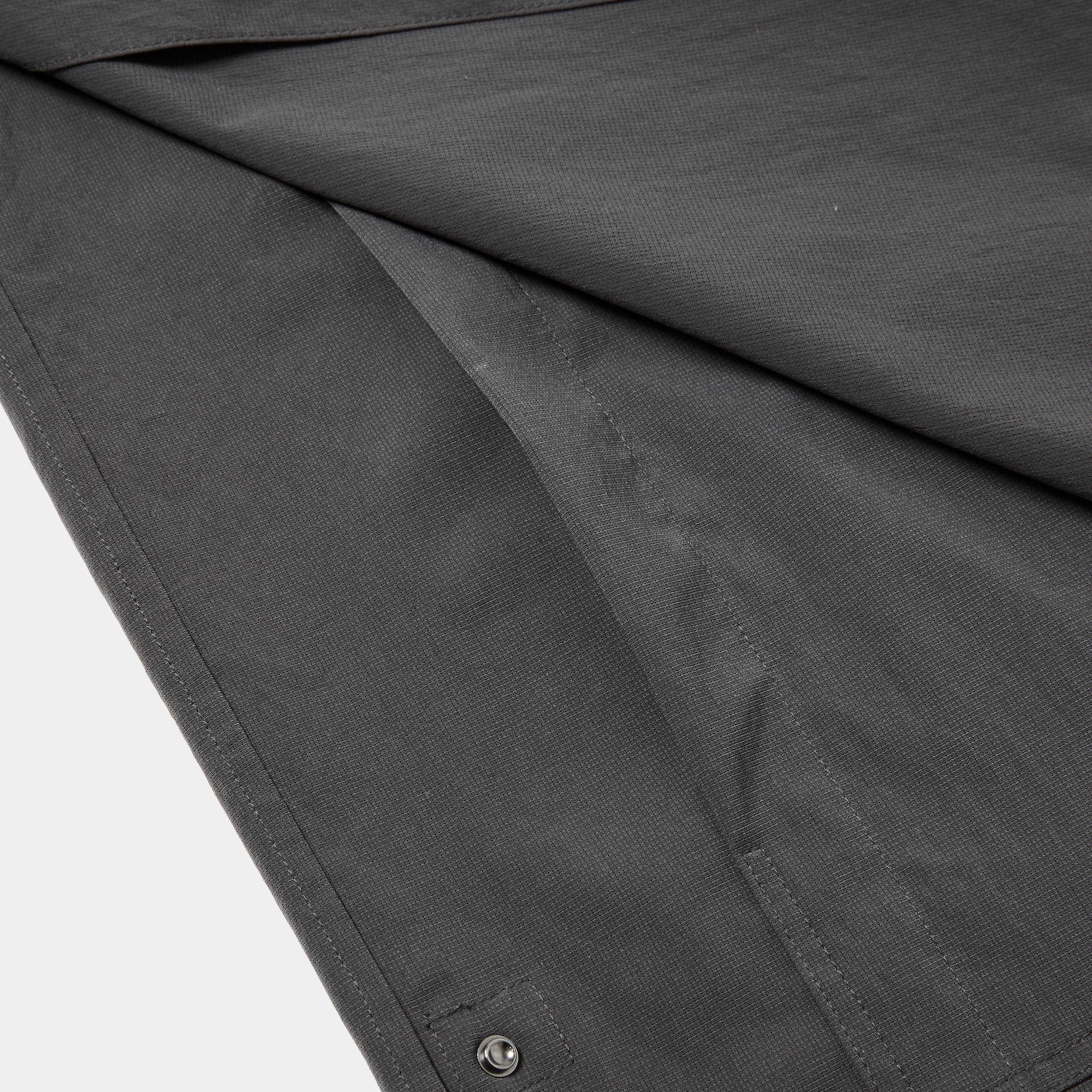 Breathable Side Slit S/S SH/Charcoal