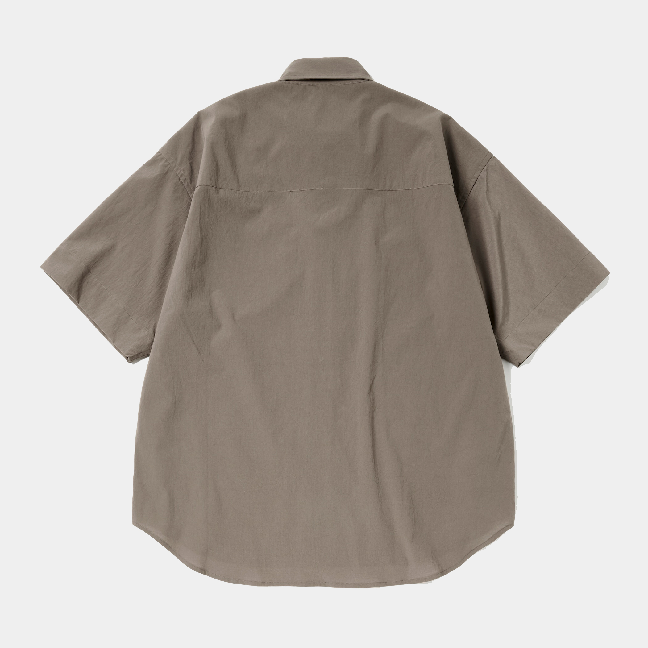 Breathable Side Slit S/S SH/Greige