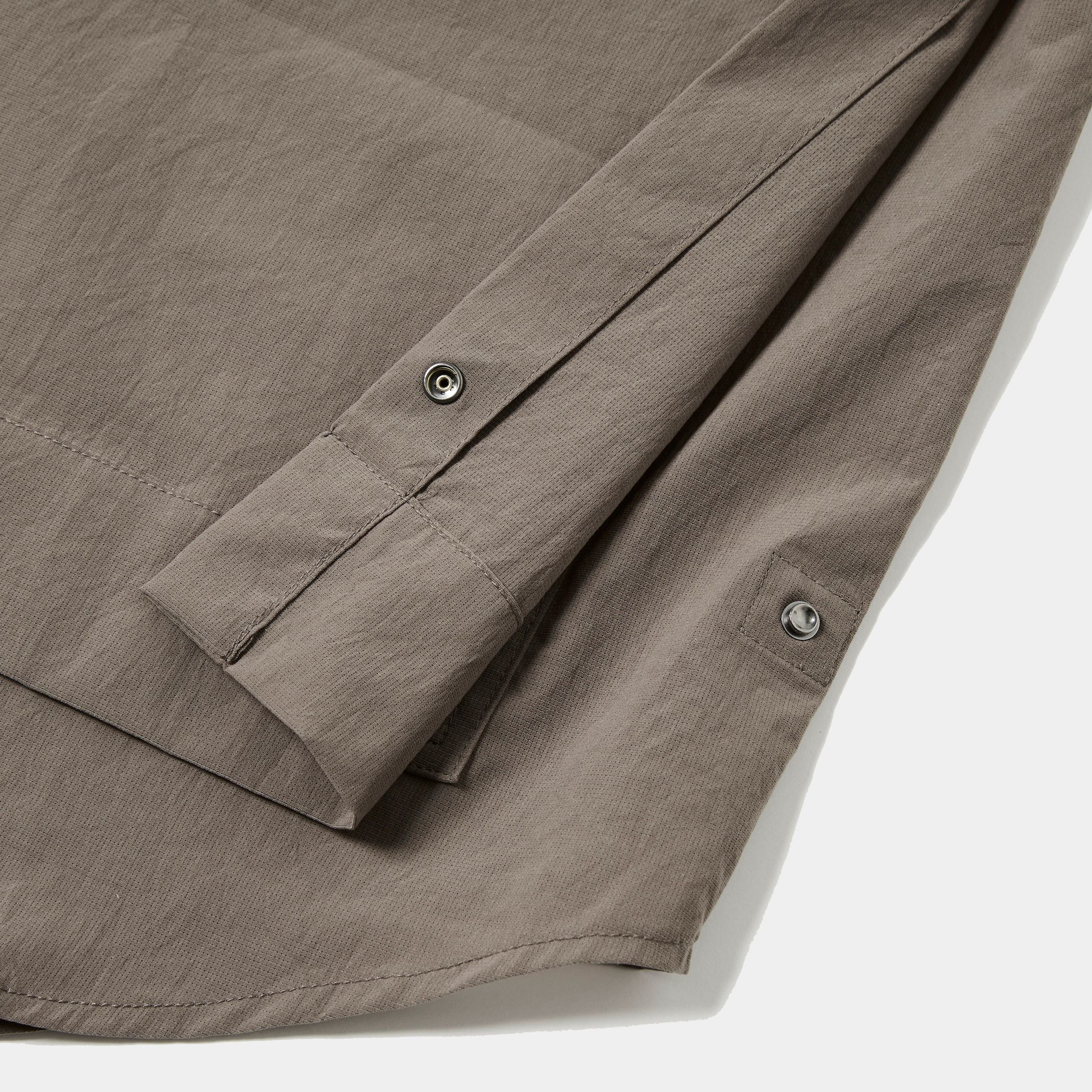 Breathable Side Slit S/S SH/Greige