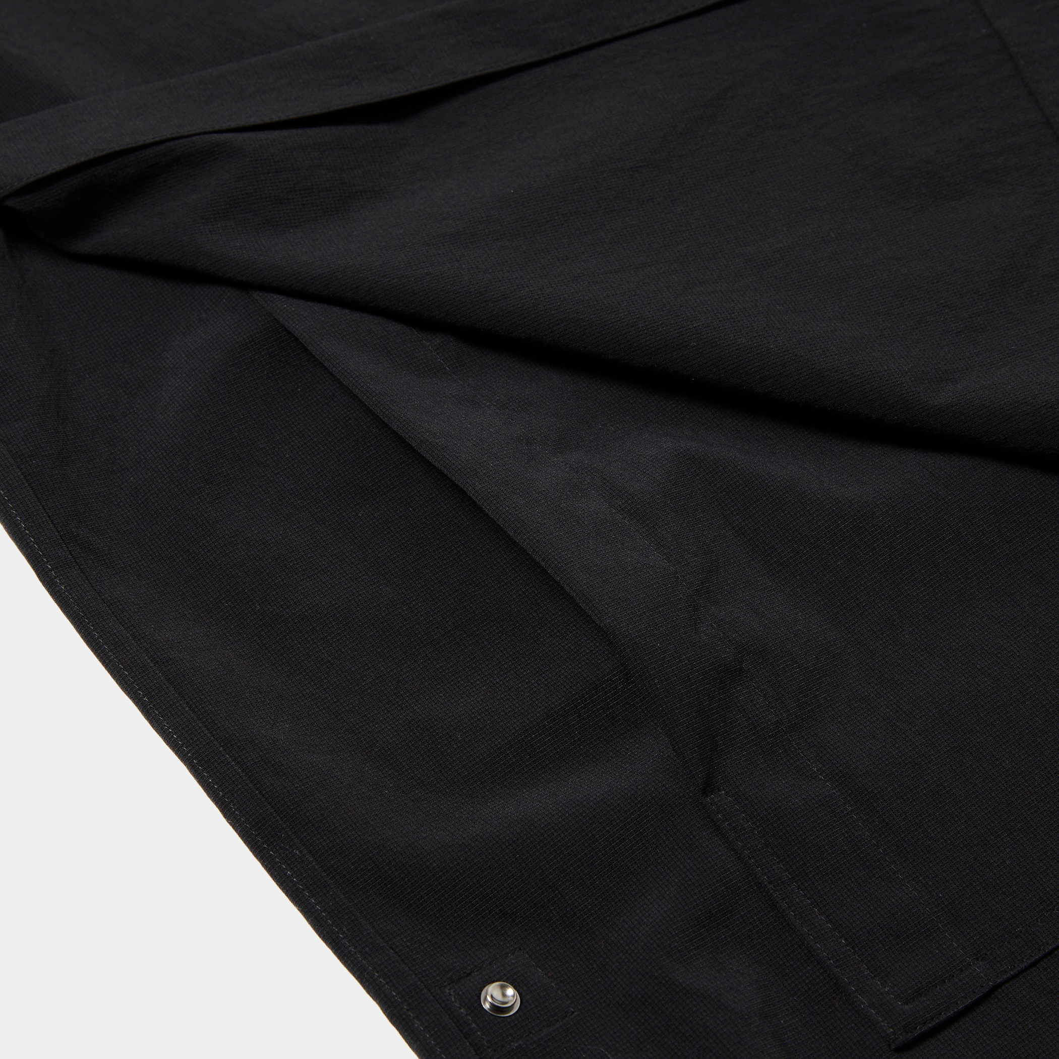 Breathable Side Slit S/S SH/Off Black