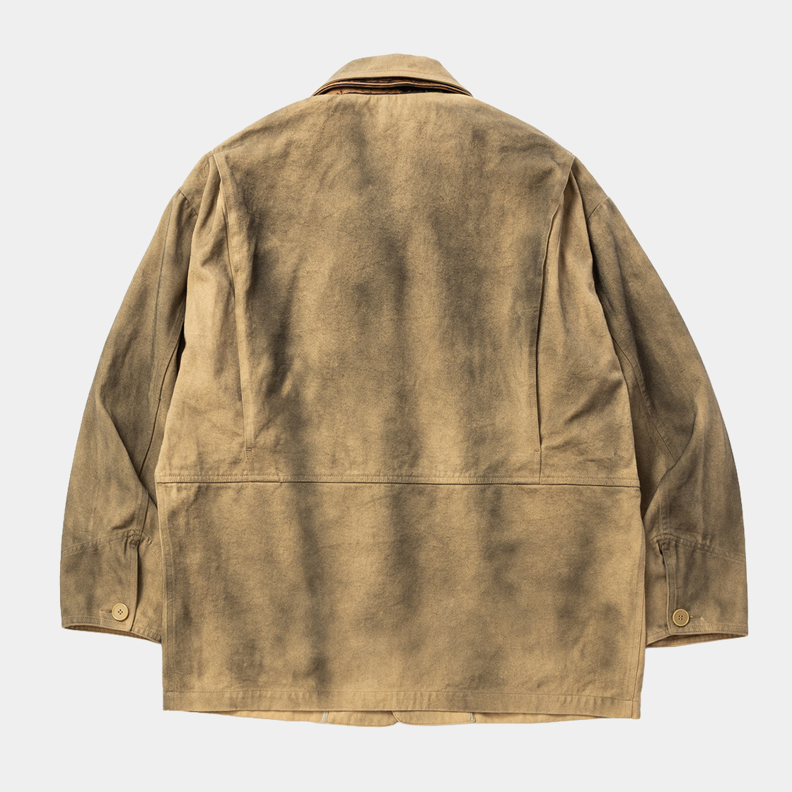 Temporal Fold Fireman Coat /BEIGE