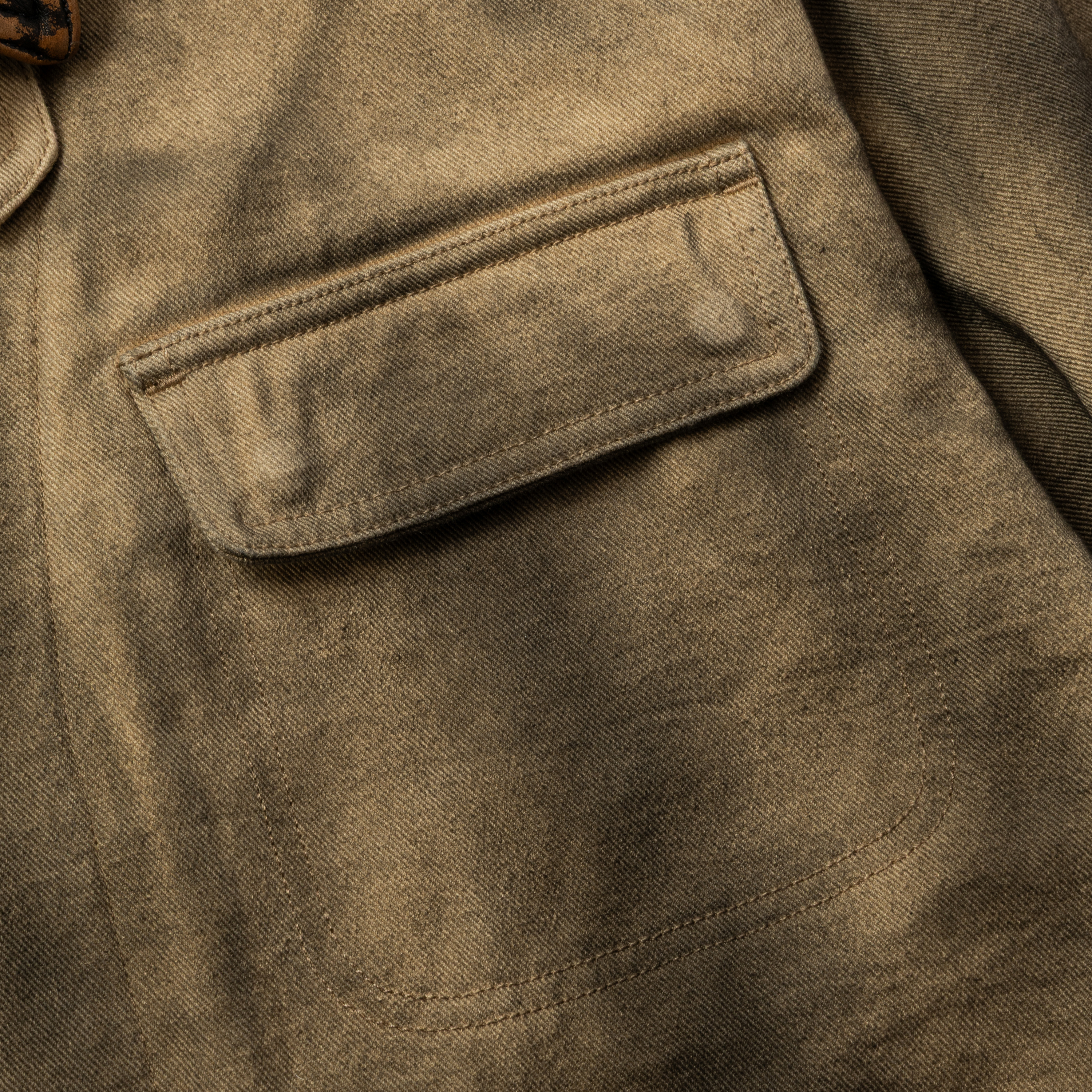 Temporal Fold Fireman Coat /BEIGE
