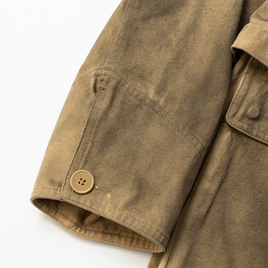 Temporal Fold Fireman Coat /BEIGE