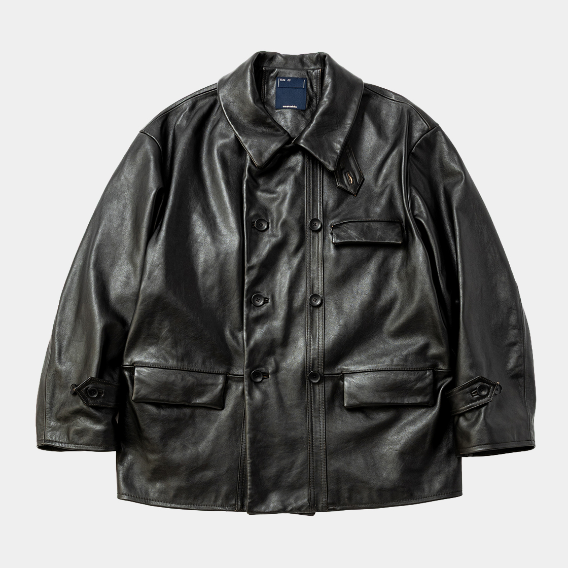 Anonymous Leather Work JKT /OFF BLACK