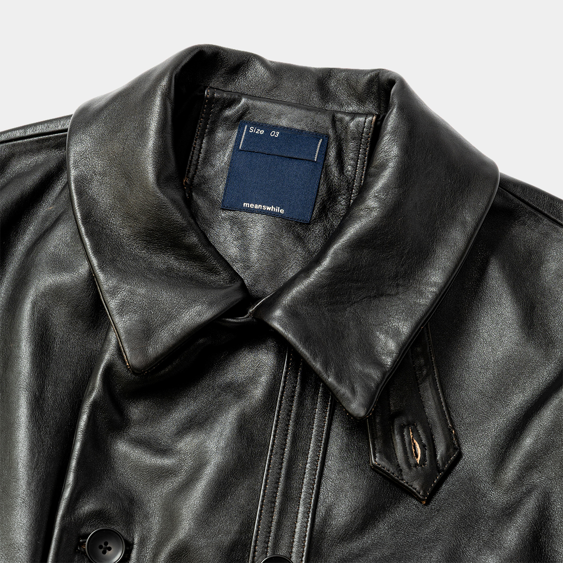 Anonymous Leather Work JKT /OFF BLACK