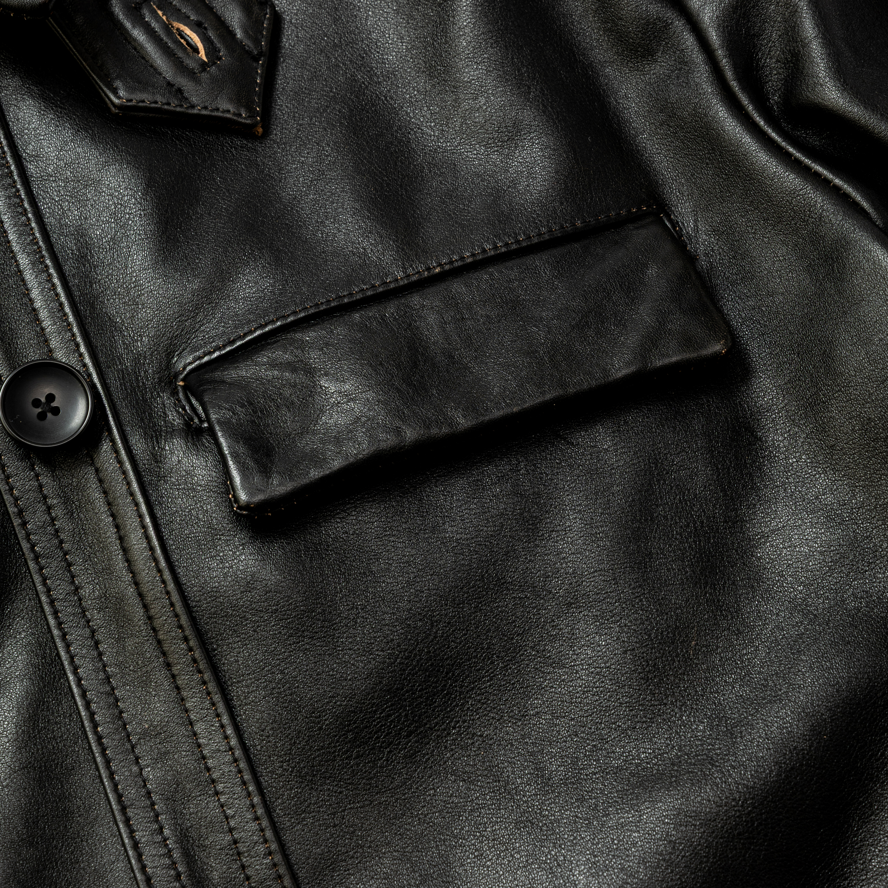 Anonymous Leather Work JKT /OFF BLACK