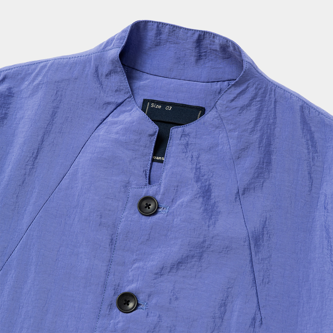 Waft Nylon Shirt Jacket /BLUE