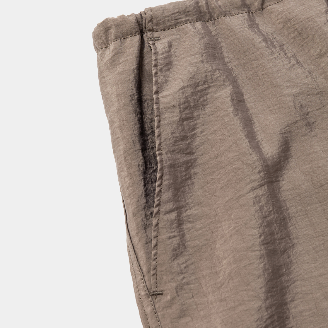 Waft Nylon Easy Slacks /BEIGE