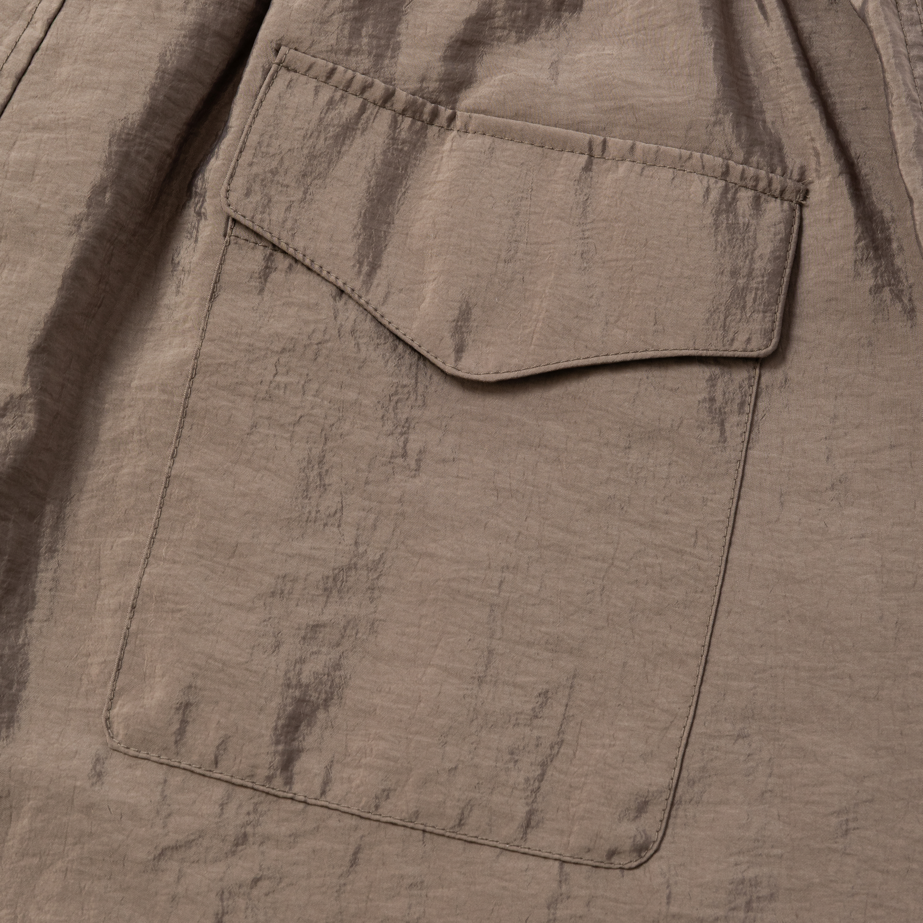 Waft Nylon Easy Slacks /BEIGE