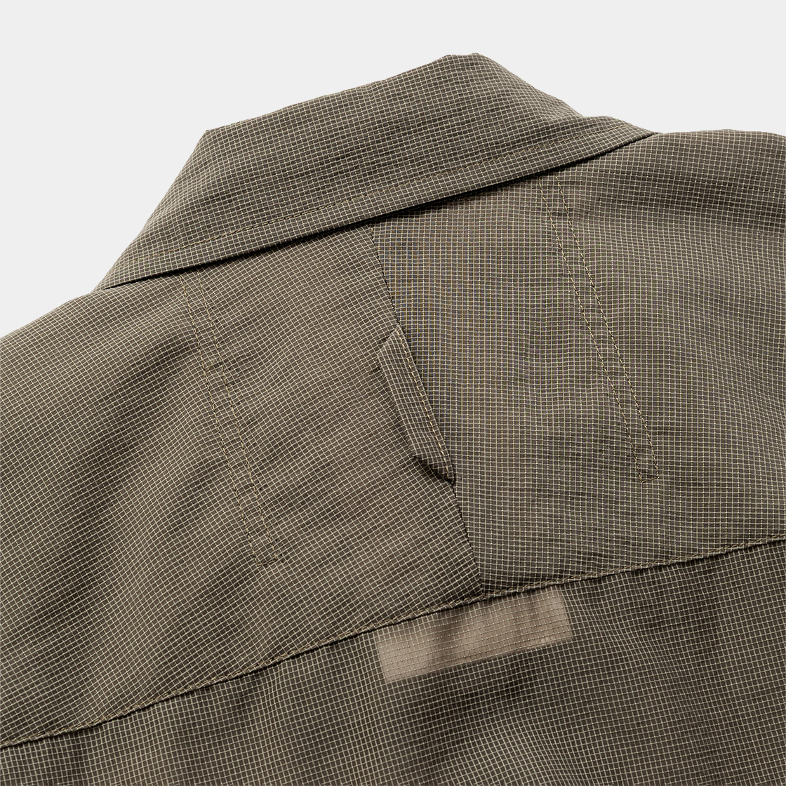 Paper Nylon Luggage Shirts / KHAKI