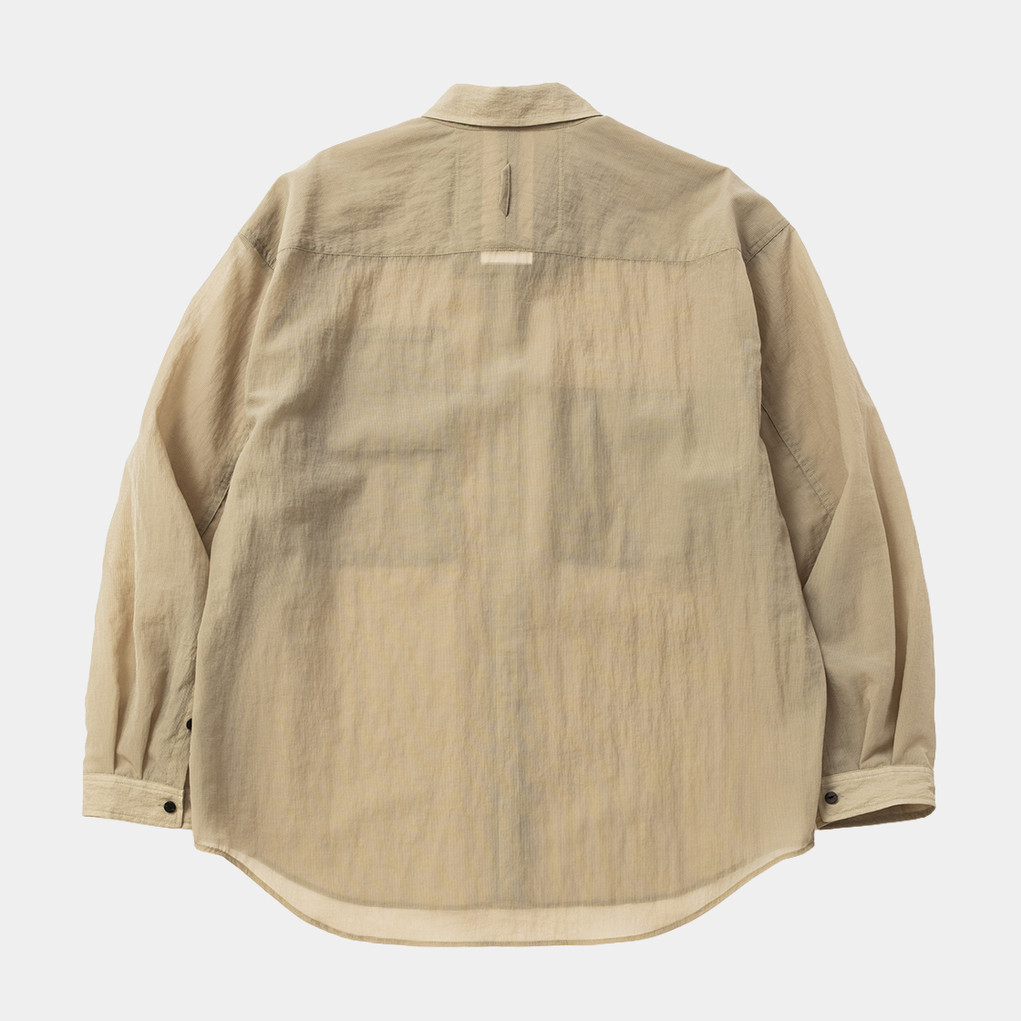 Paper Nylon Luggage Shirts /BEIGE