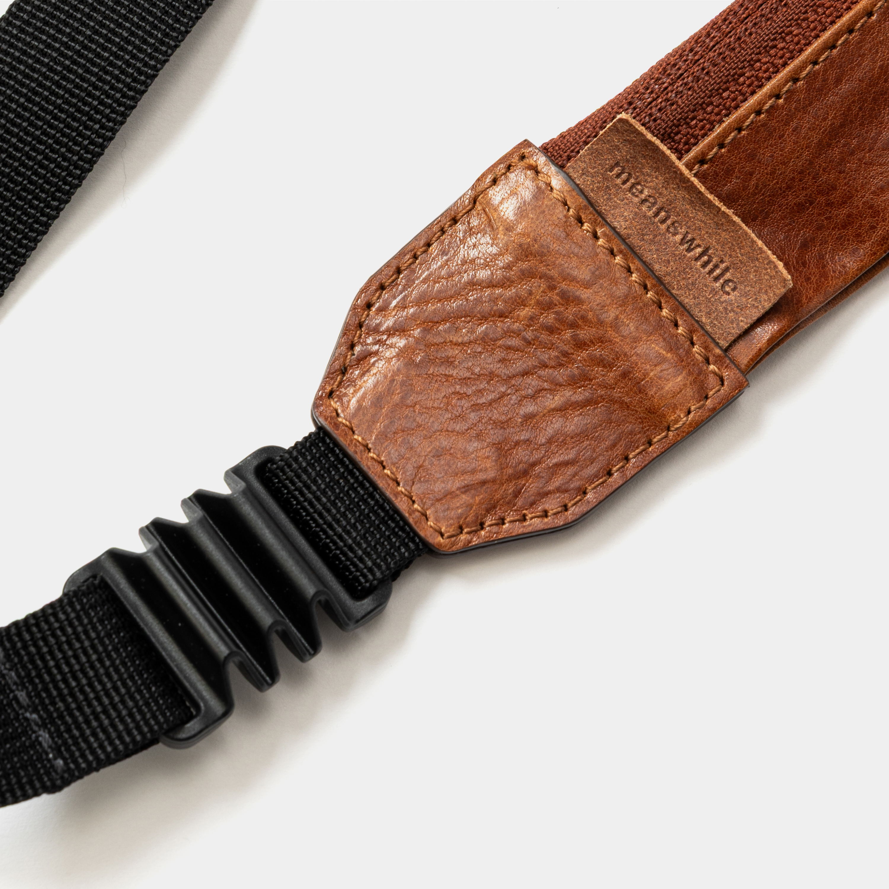 Leather Minimal Body Bag /BROWN