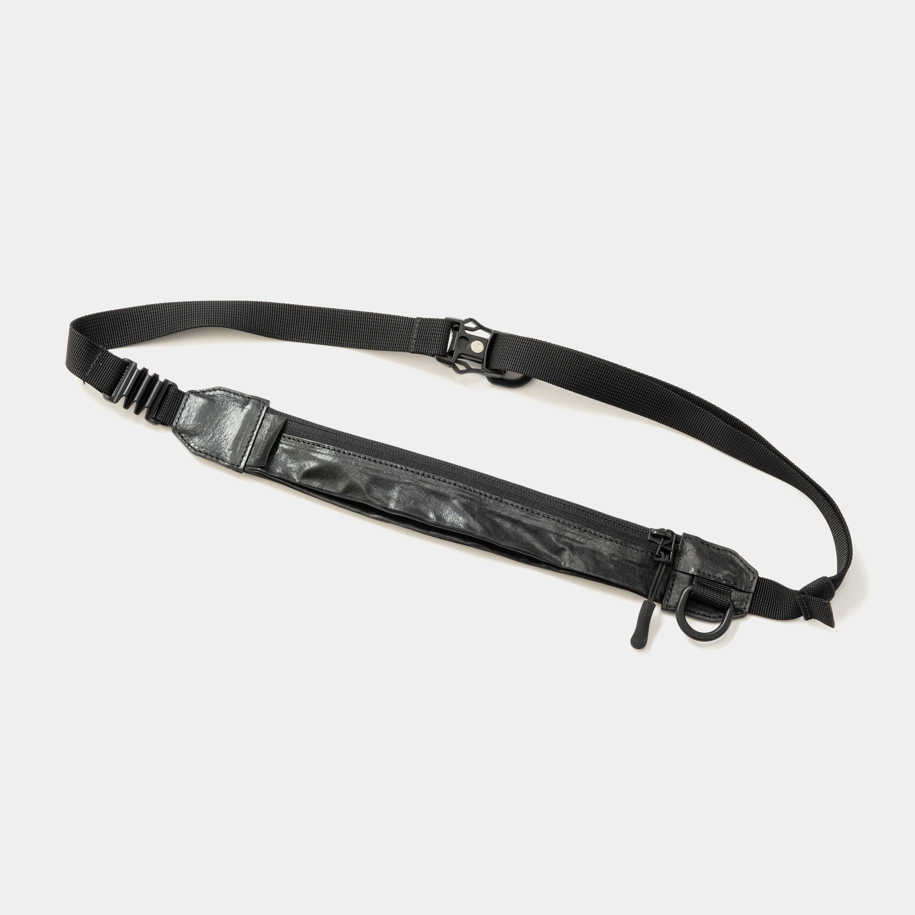 Leather Minimal Body Bag /OFF BLACK