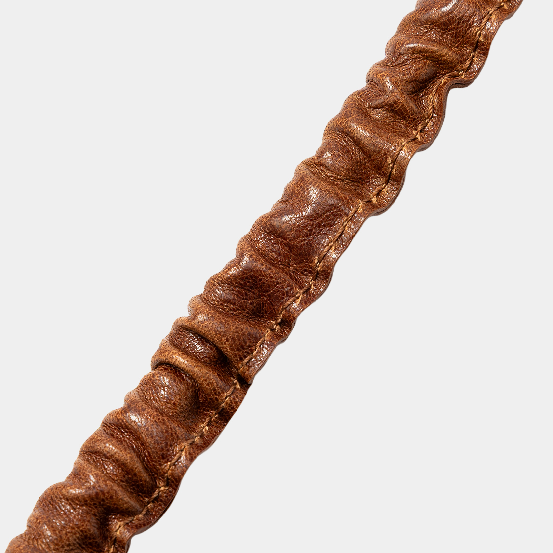 Bungee Leather Neck Strap /BROWN