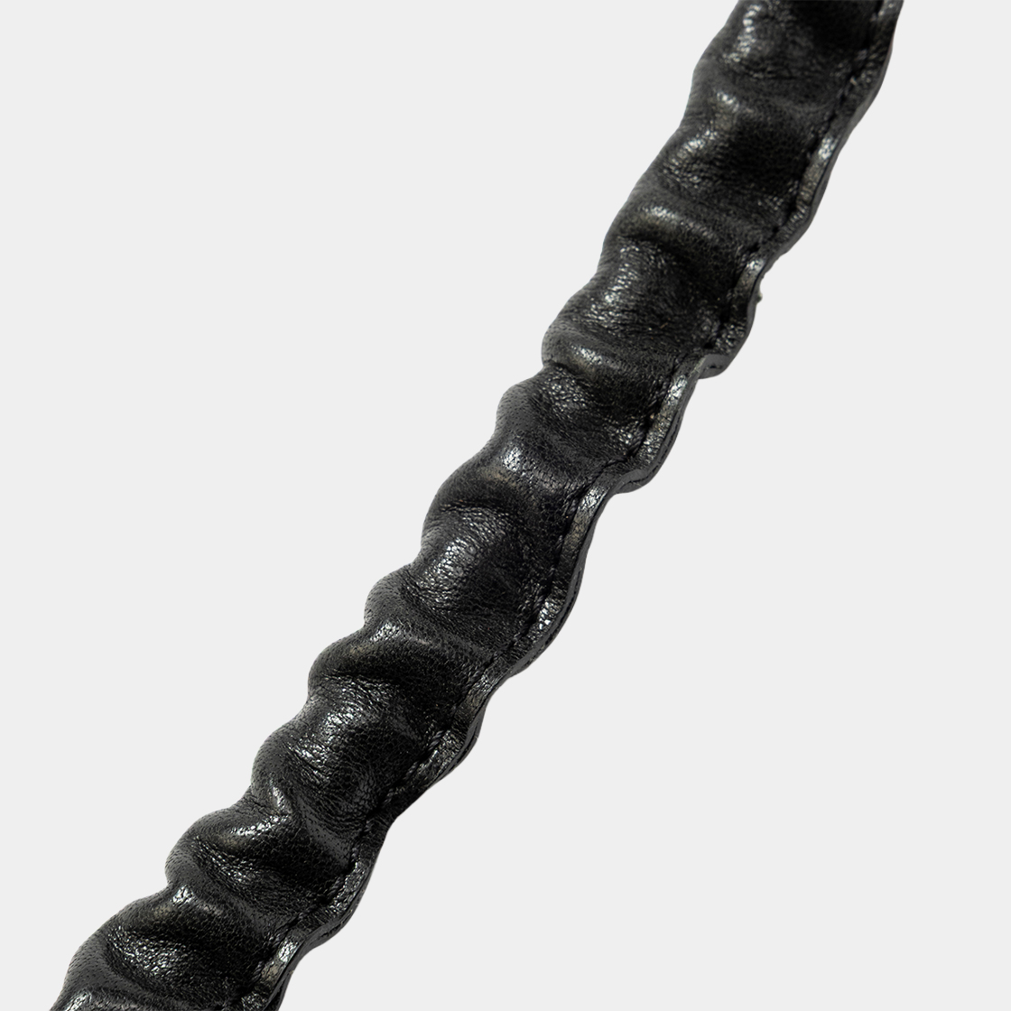Bungee Leather Neck Strap /OFF BLACK