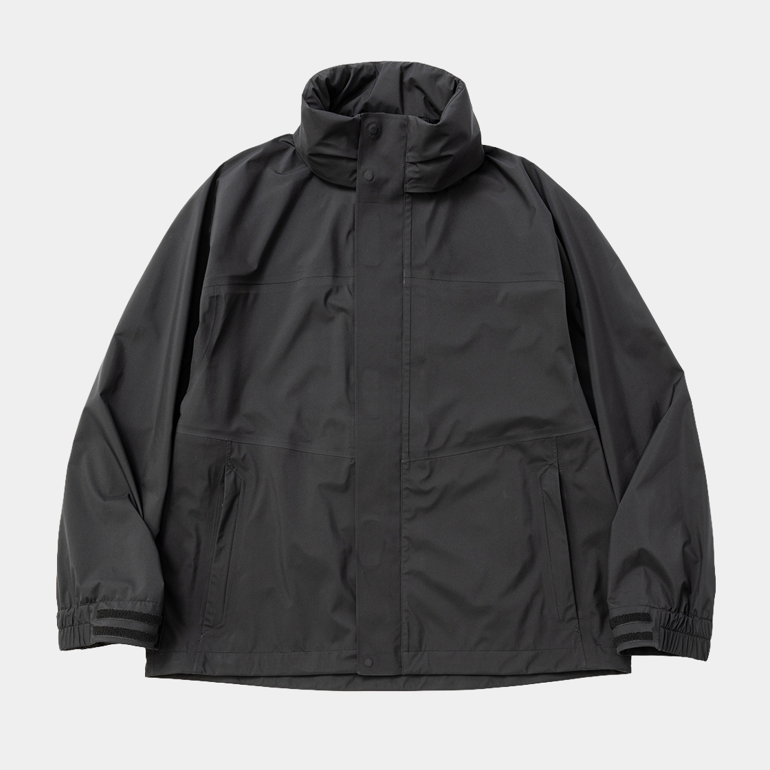 Temporal Fold Shell  /OFF BLACK