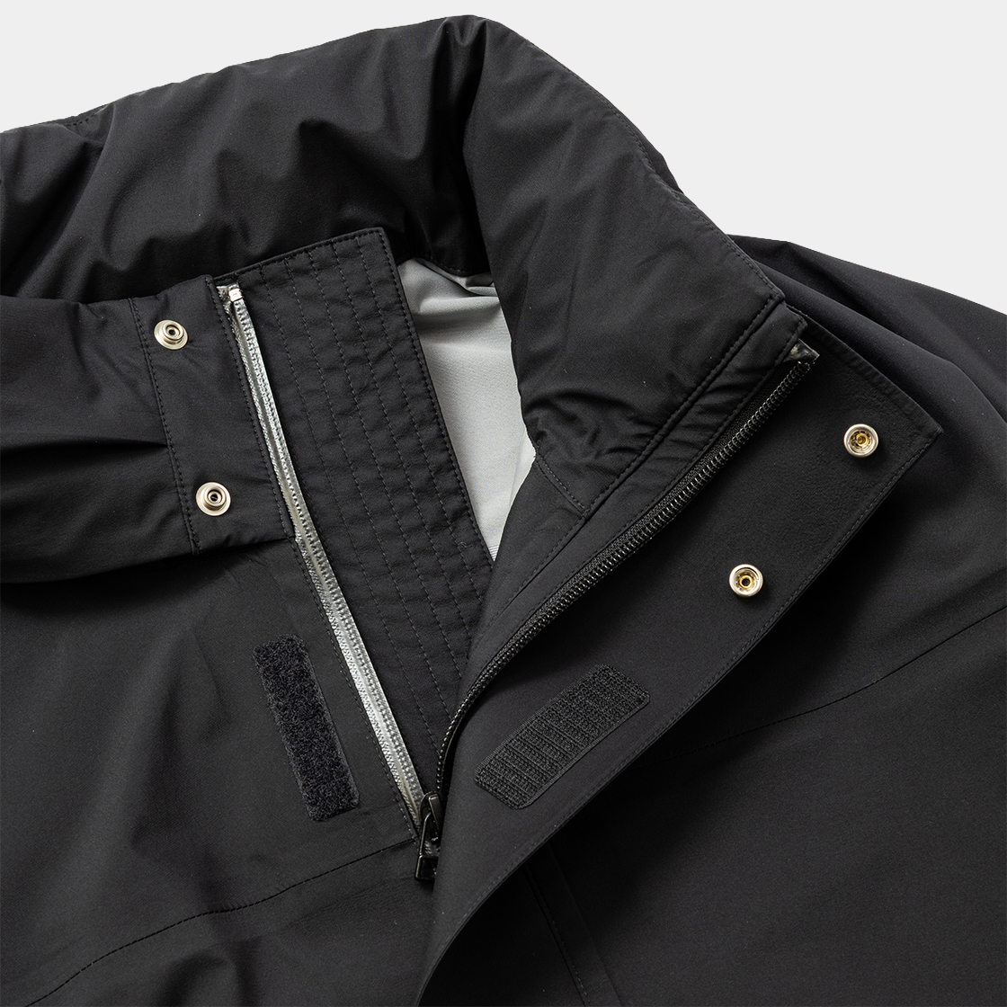 Temporal Fold Shell  /OFF BLACK