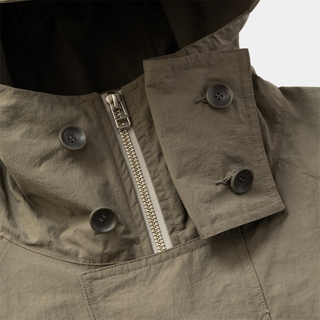 Snow Noise Neutral Hooded Blouson /GREIGE
