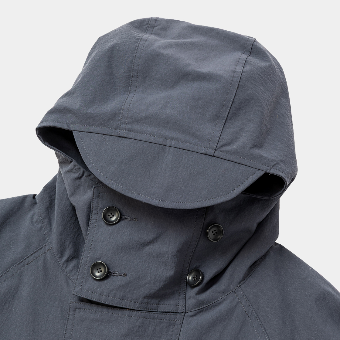Snow Noise Neutral Hooded Blouson /BLUE GREY