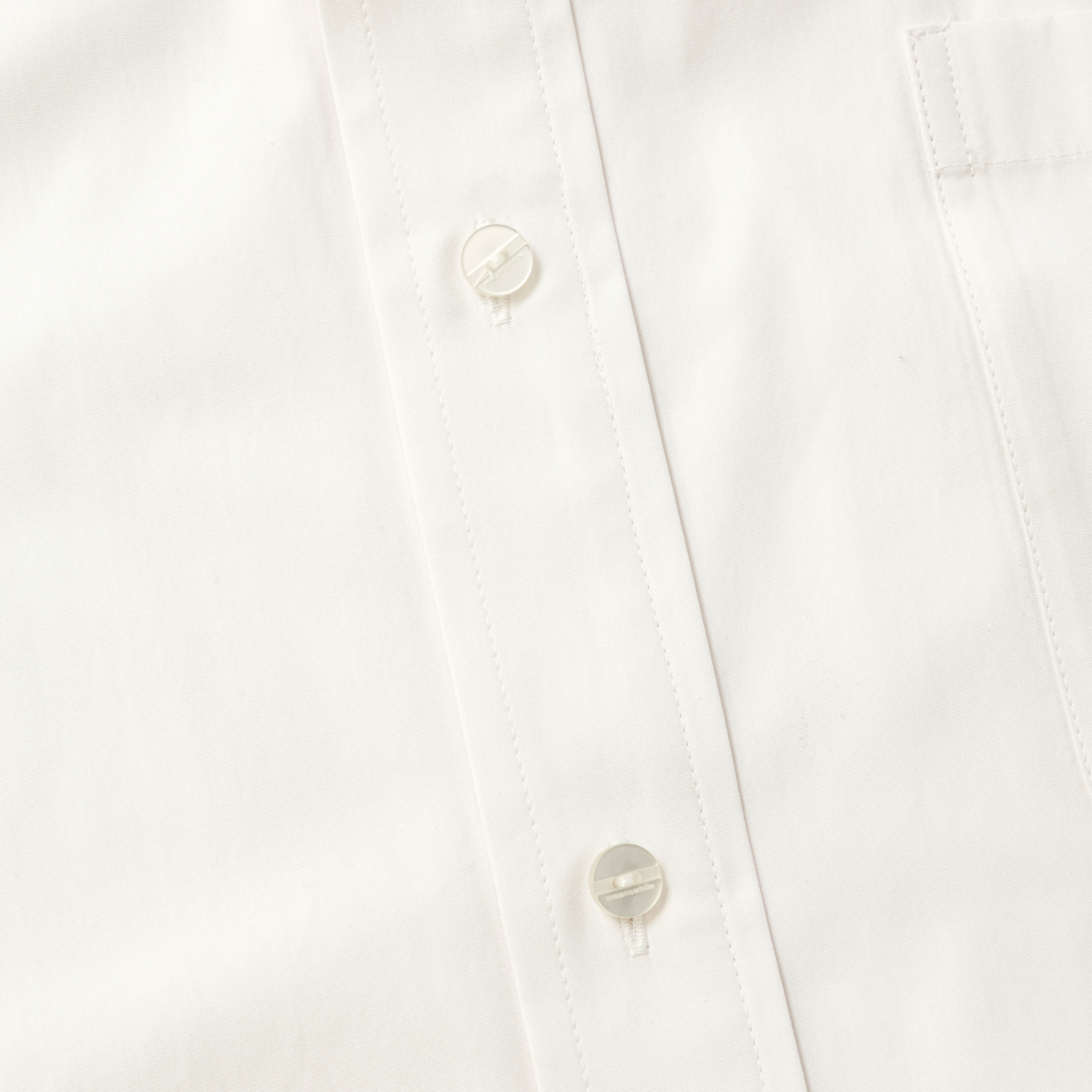 Trinity Chambray Convertible Collar SH /RAW WHITE