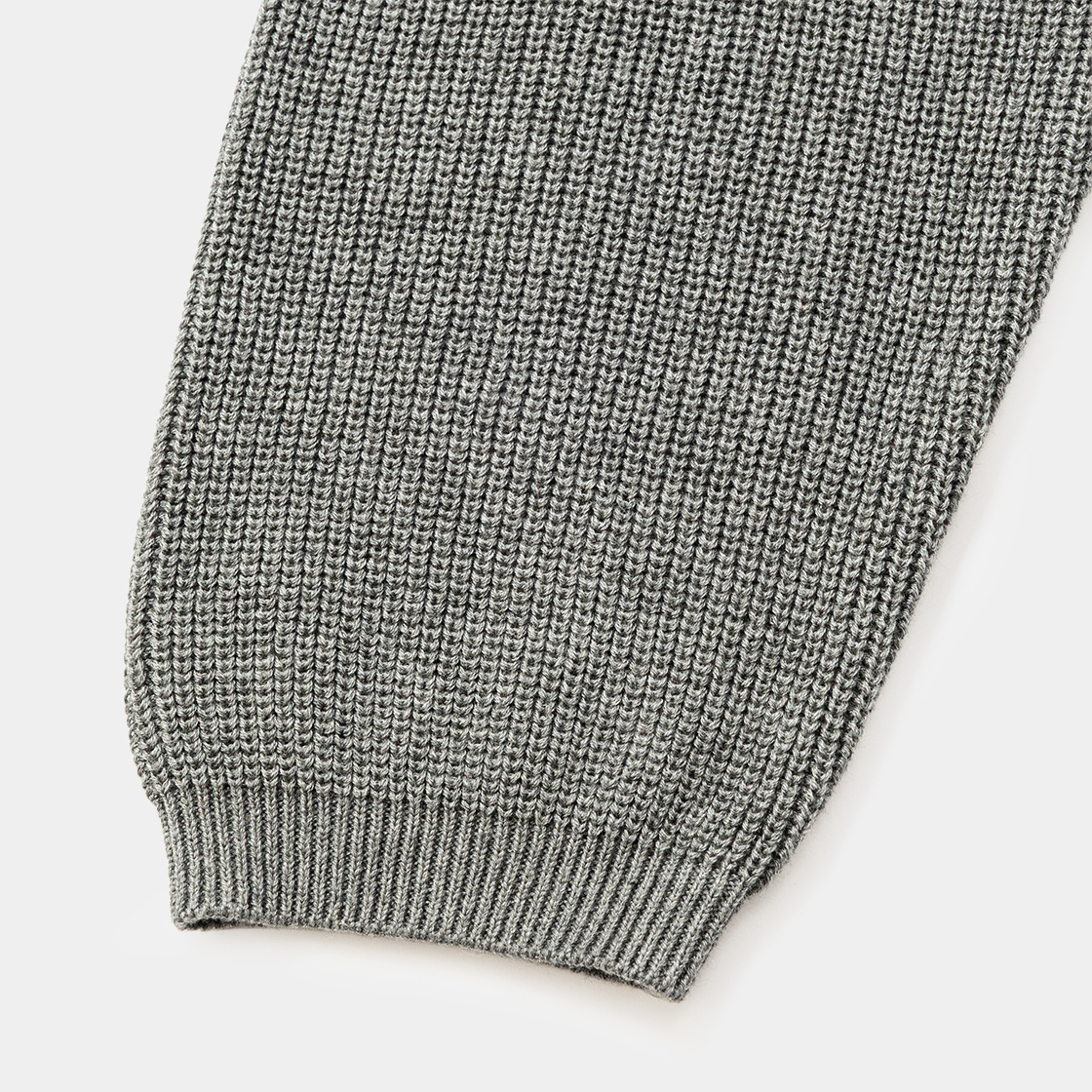 Cotton Cupra Knit Cardigan /CHARCOAL