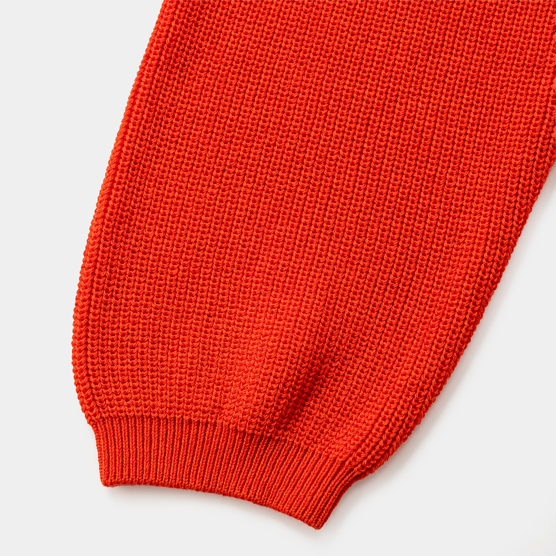 Cotton Cupra Knit Cardigan  /RED