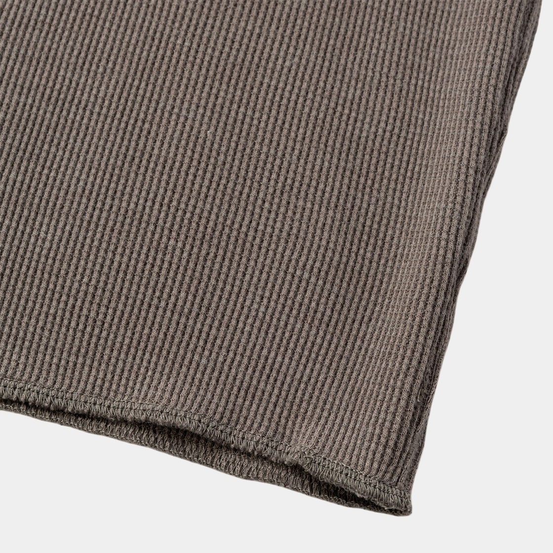 Cotton Wool Thermal Henley /GREY