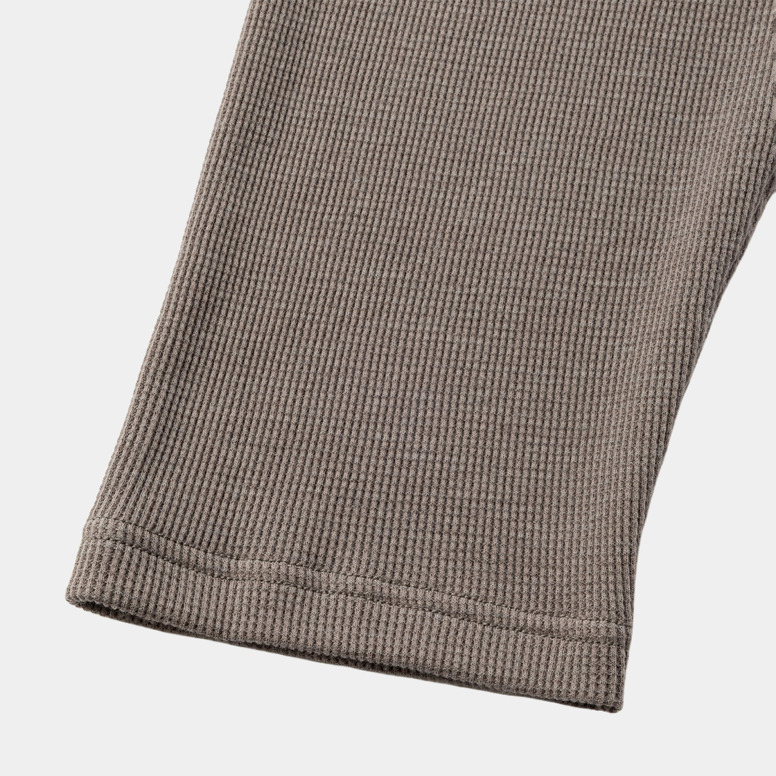Cotton Wool Thermal Henley /GREY