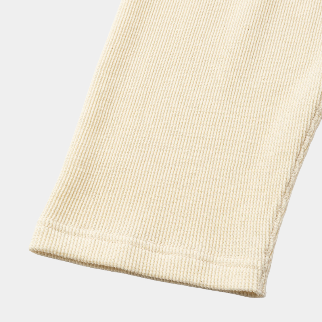 Cotton Wool Thermal Henley /NATURAL