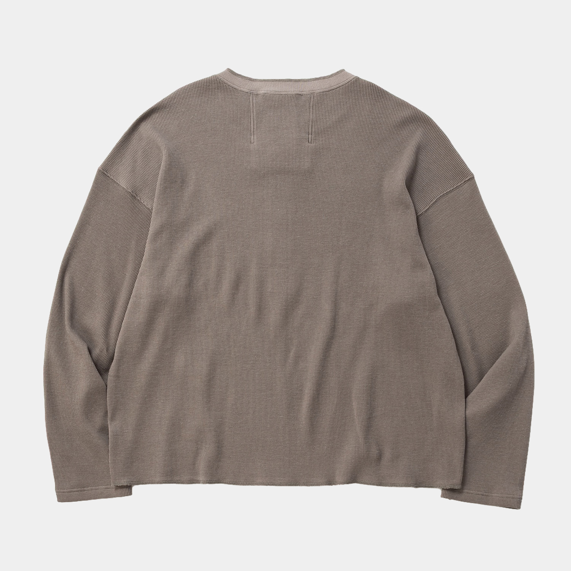 Cotton Wool Thermal Henley /GREY